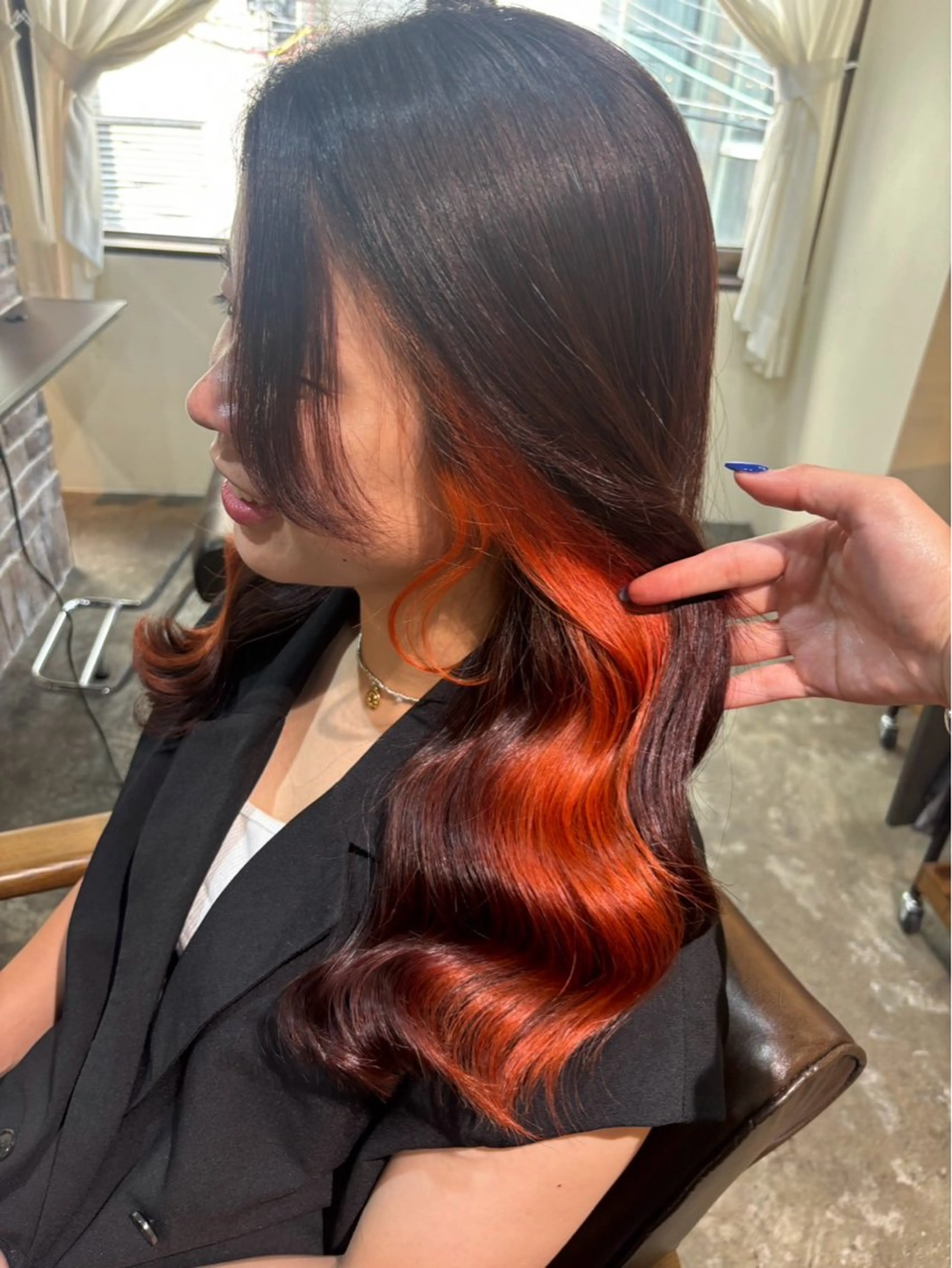 カラー ヘアカラー トリートメント ブリーチ/縮毛矯正/ 川野秀真のヘアスタイル