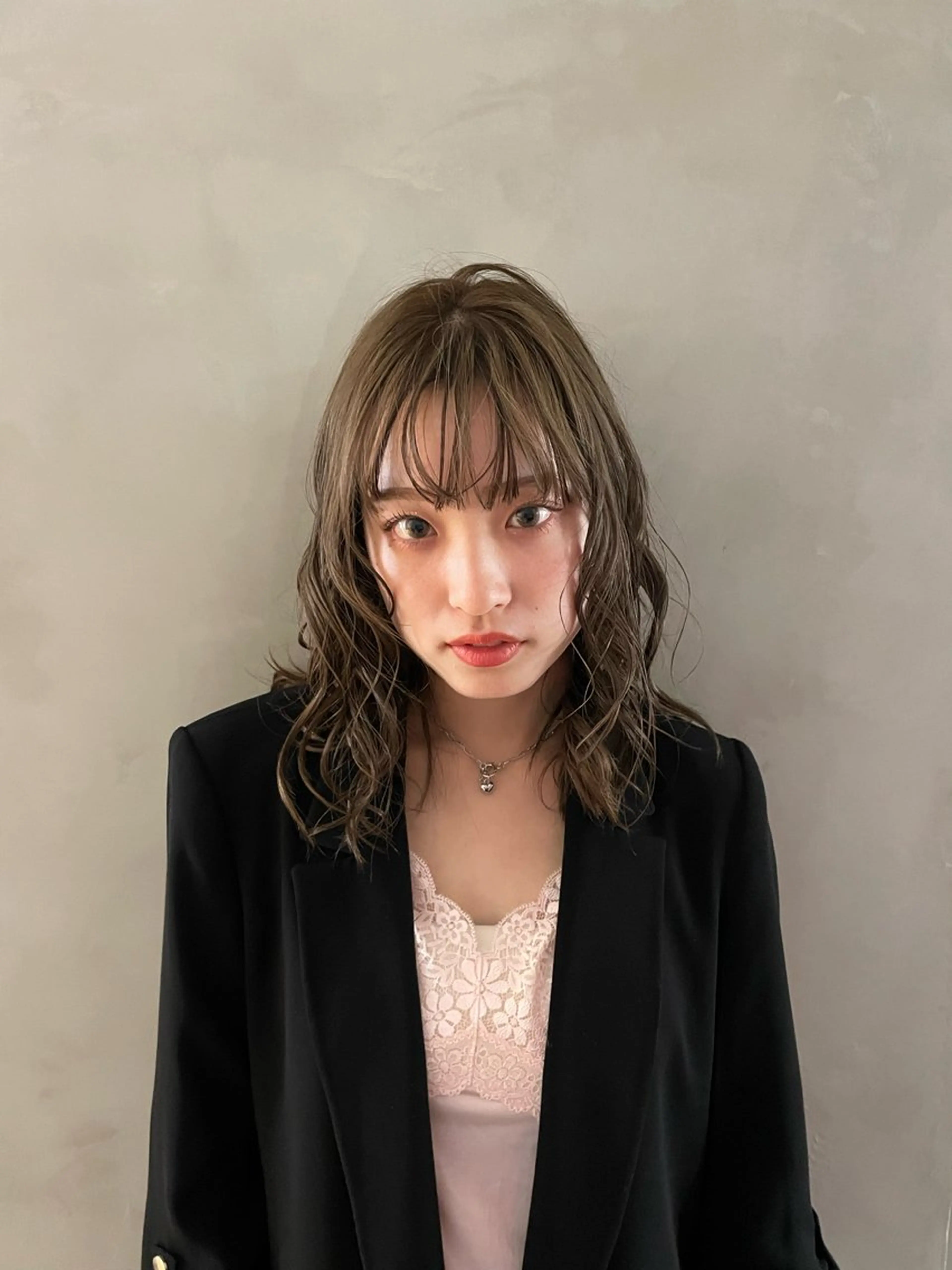 ミディアム パーマ WA KOのヘアスタイル