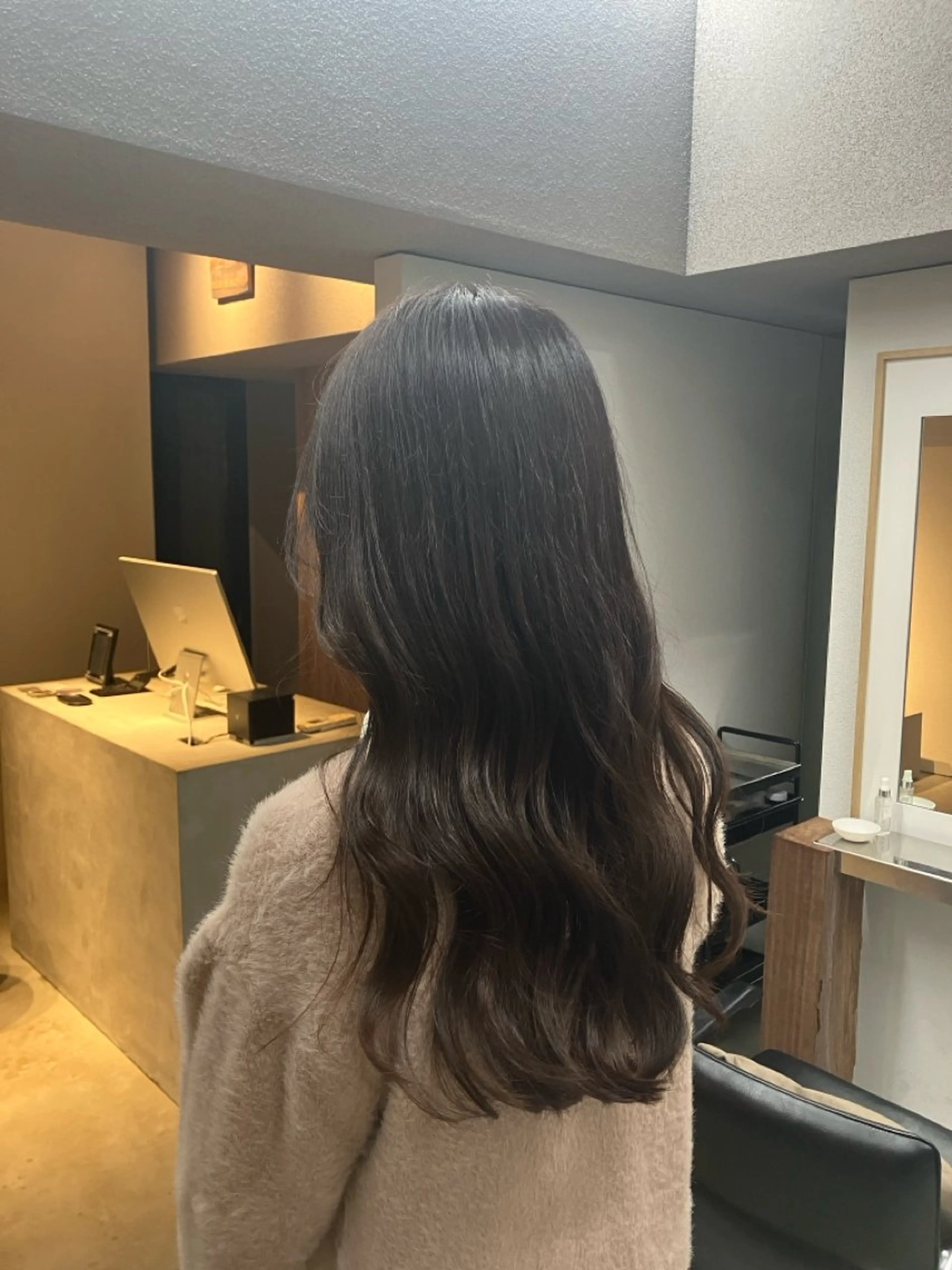 ロング 韓国風ヘア レイヤーカット カット 怜音/ REONのヘアスタイル