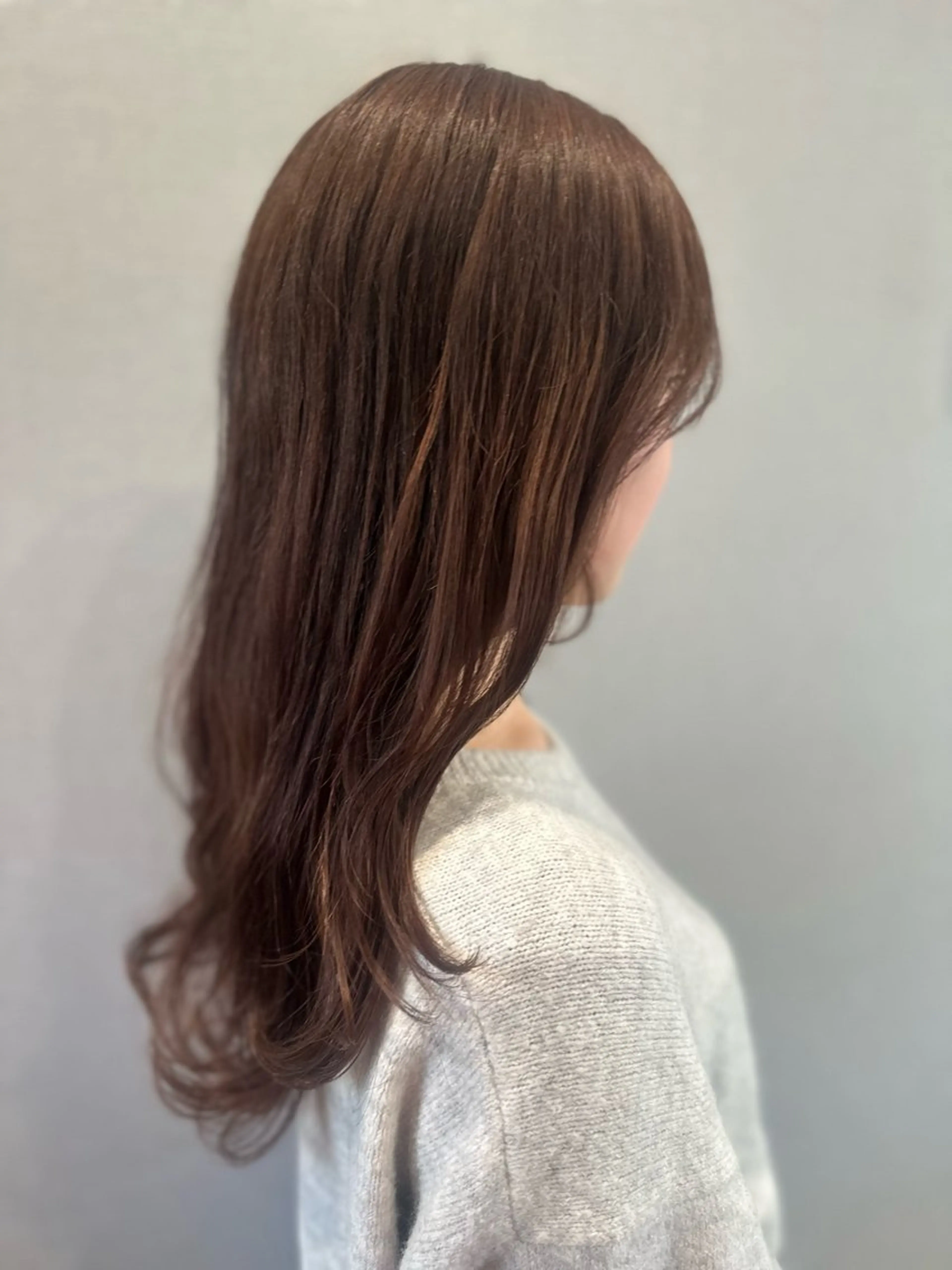 ロング カラー カット ヘアカラー トリートメント K Harukaのヘアスタイル