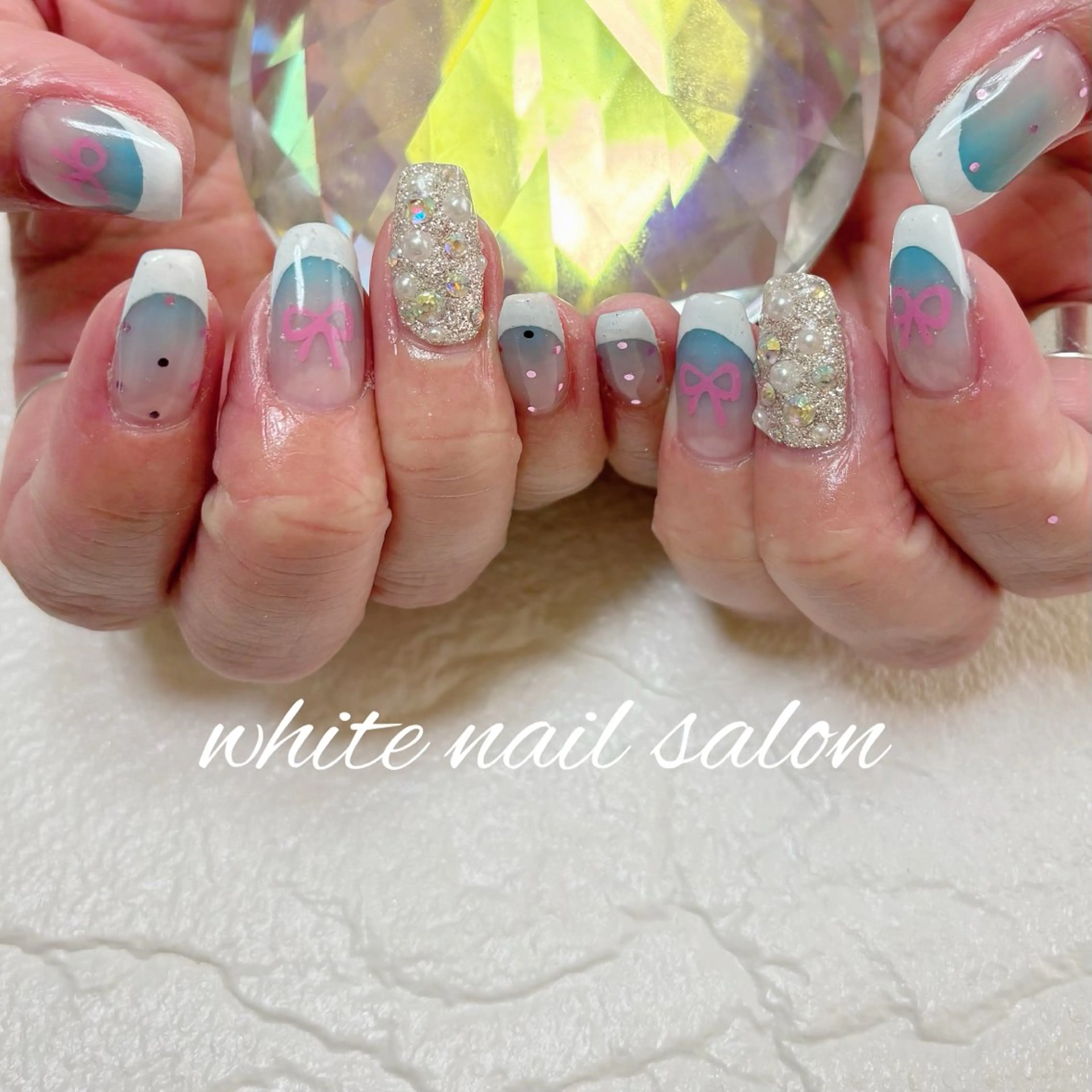ネイル フットネイル ハンドネイル white nail salonのネイルデザイン