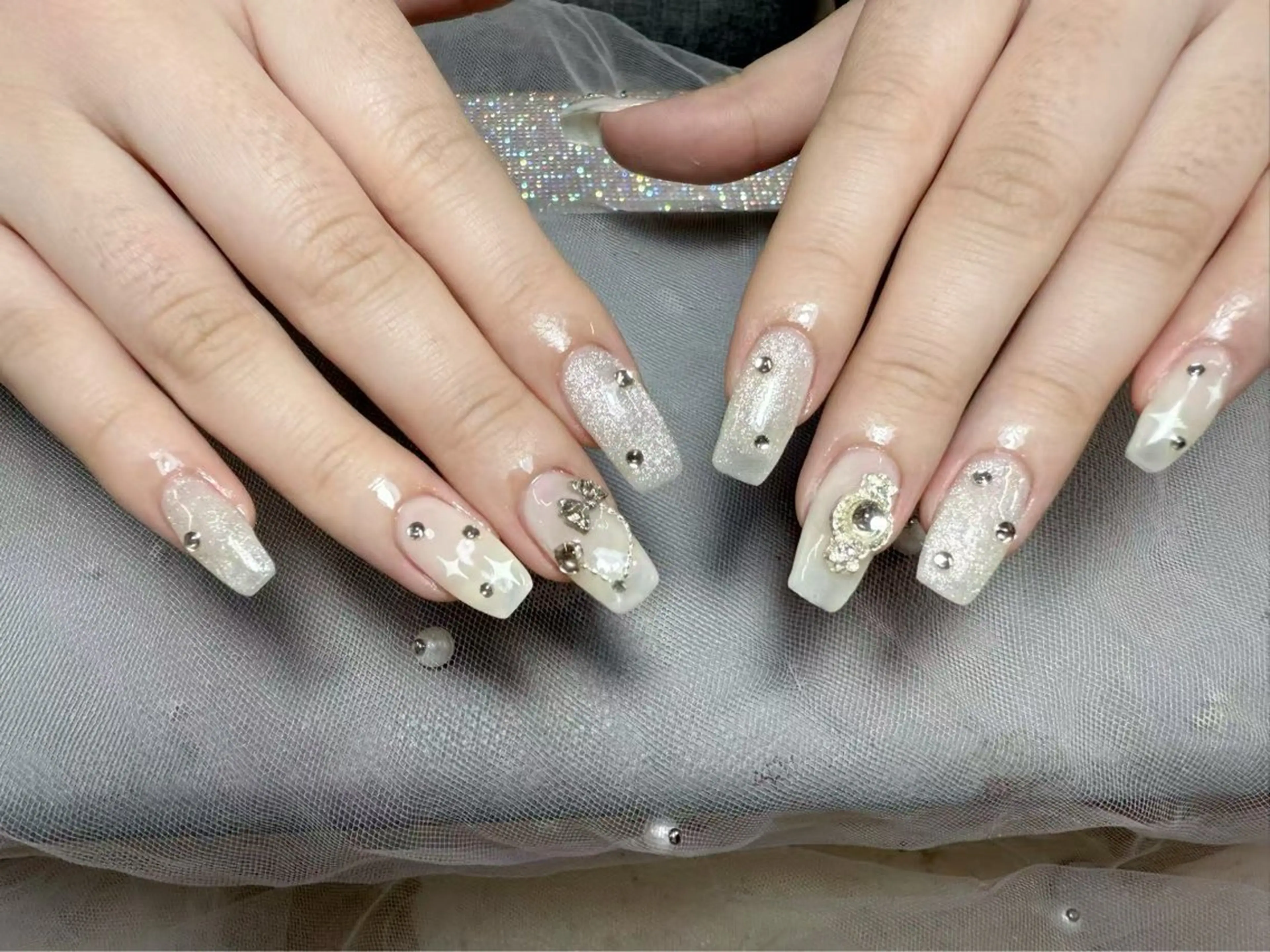 ネイル ハンドネイル 🧸yuki🍯 パラジェル取扱店🐝のネイルデザイン