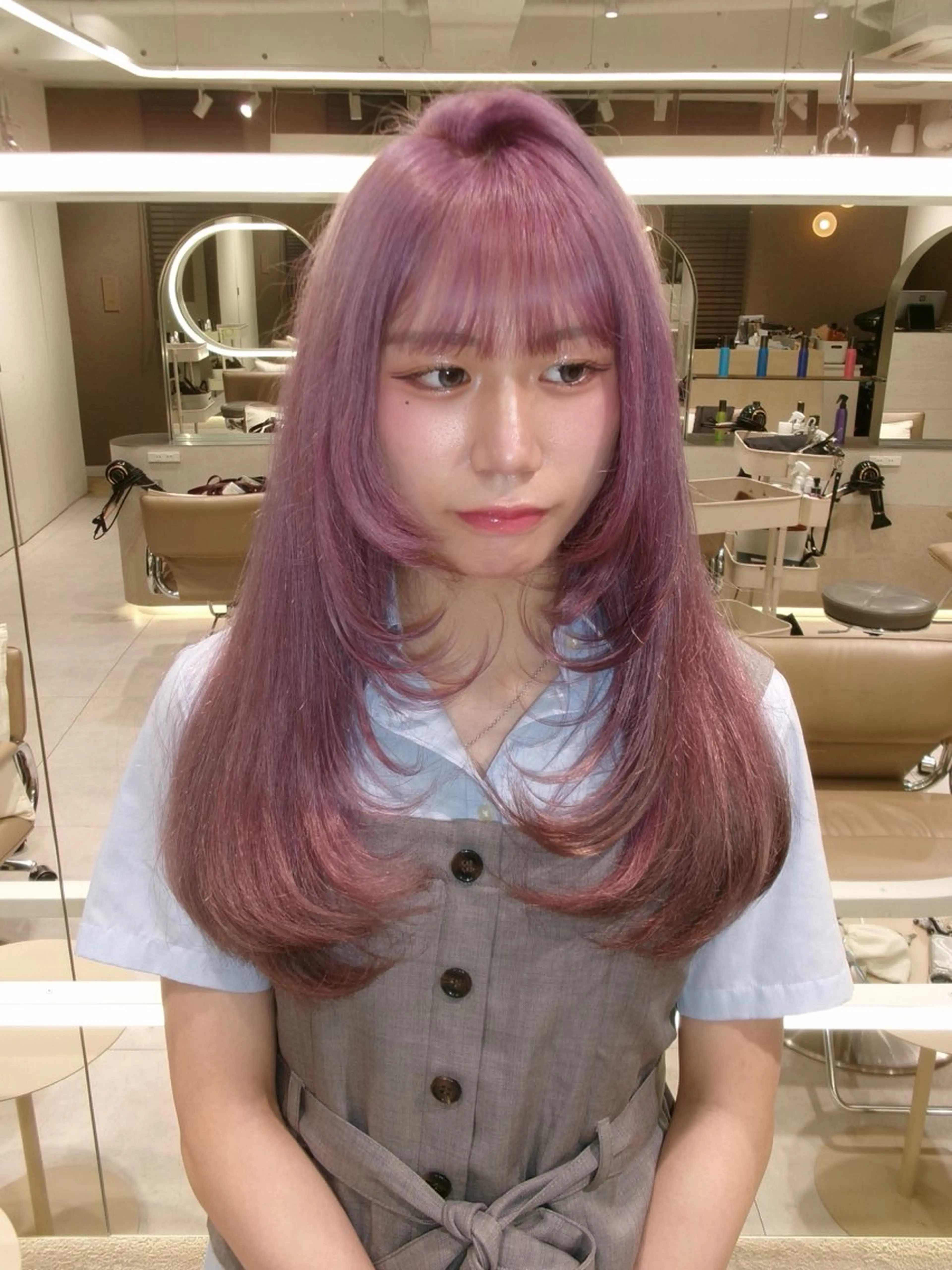 ロング カラー 乃天 ﾉｱのヘアスタイル