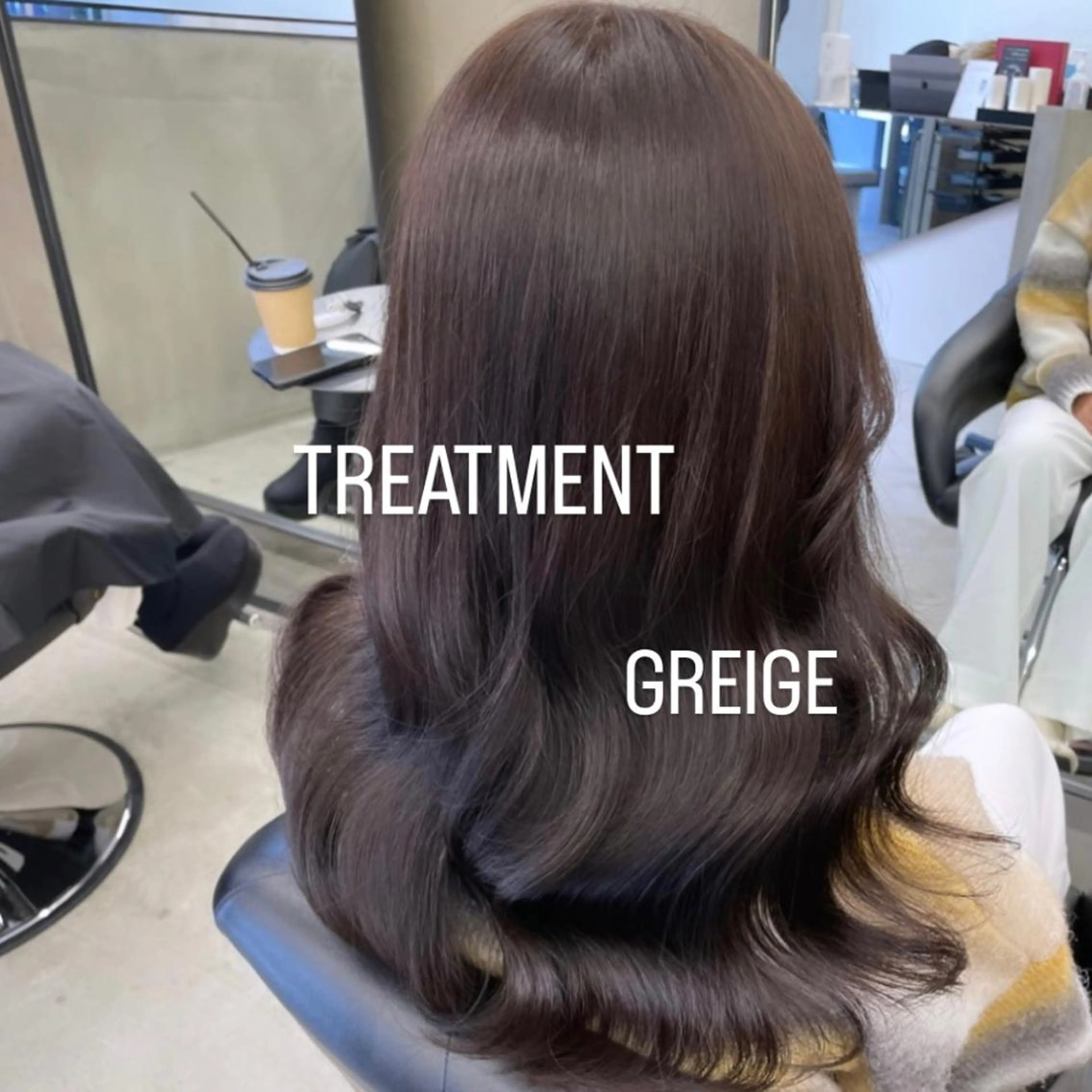 セミロング カラー ヘアカラー トリートメント エクステ🩵ブリーチ 韓国ヘア🩵KAEのヘアスタイル