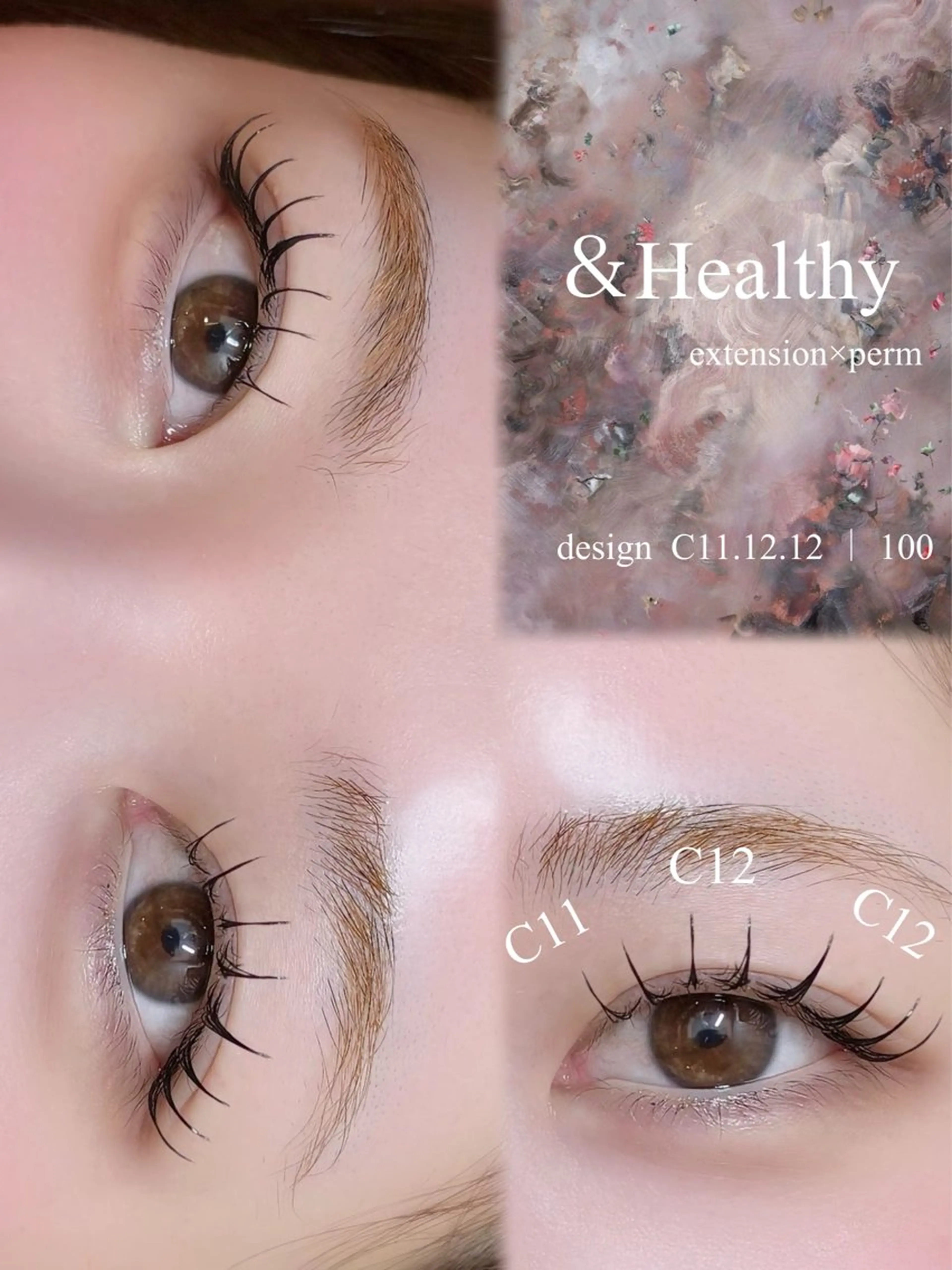 マツエク・マツパ CLALA Misakiのマツエク・マツパデザイン