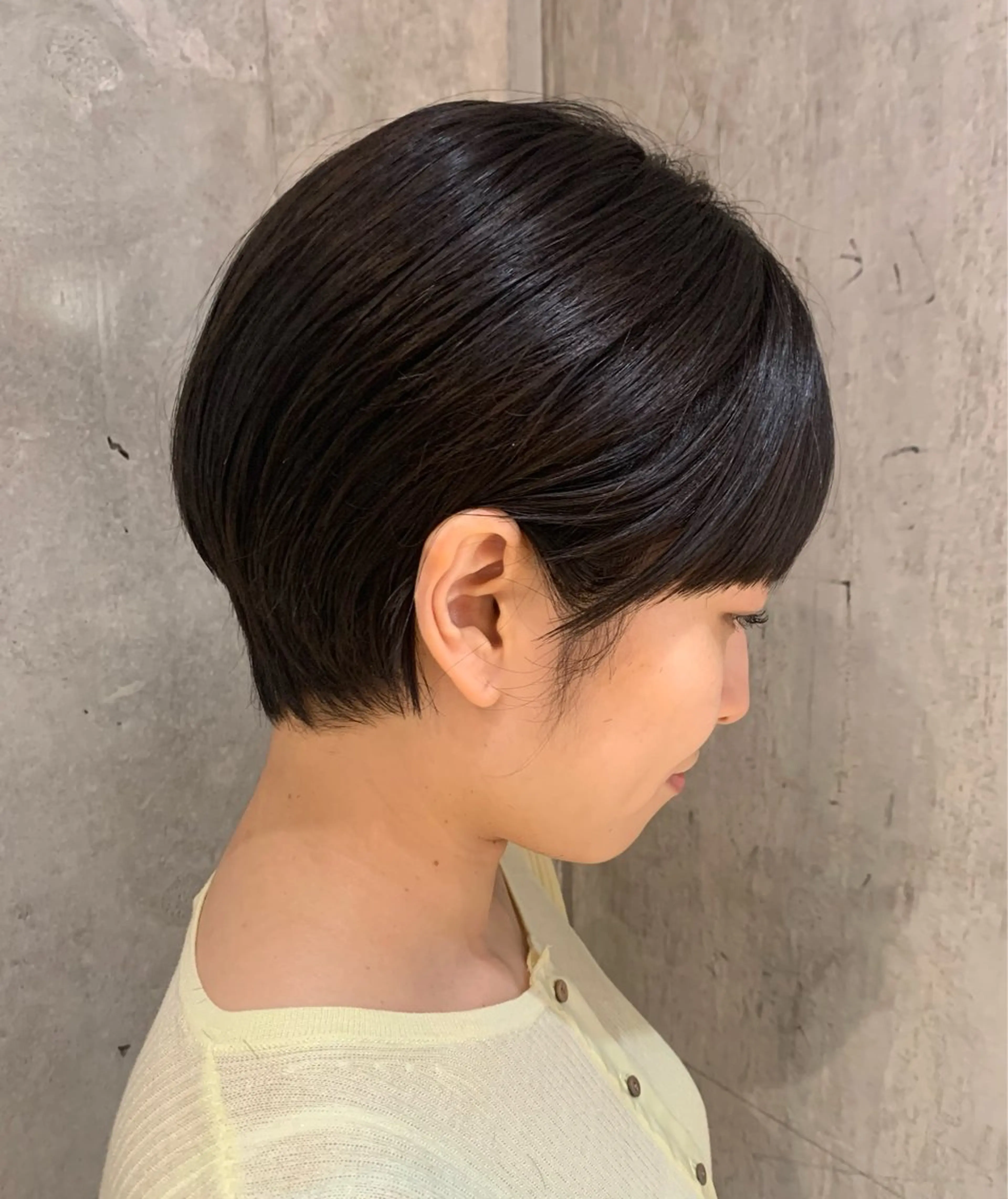ショート カラー パーマ　レイヤー 艶カラー/横山大樹のヘアスタイル