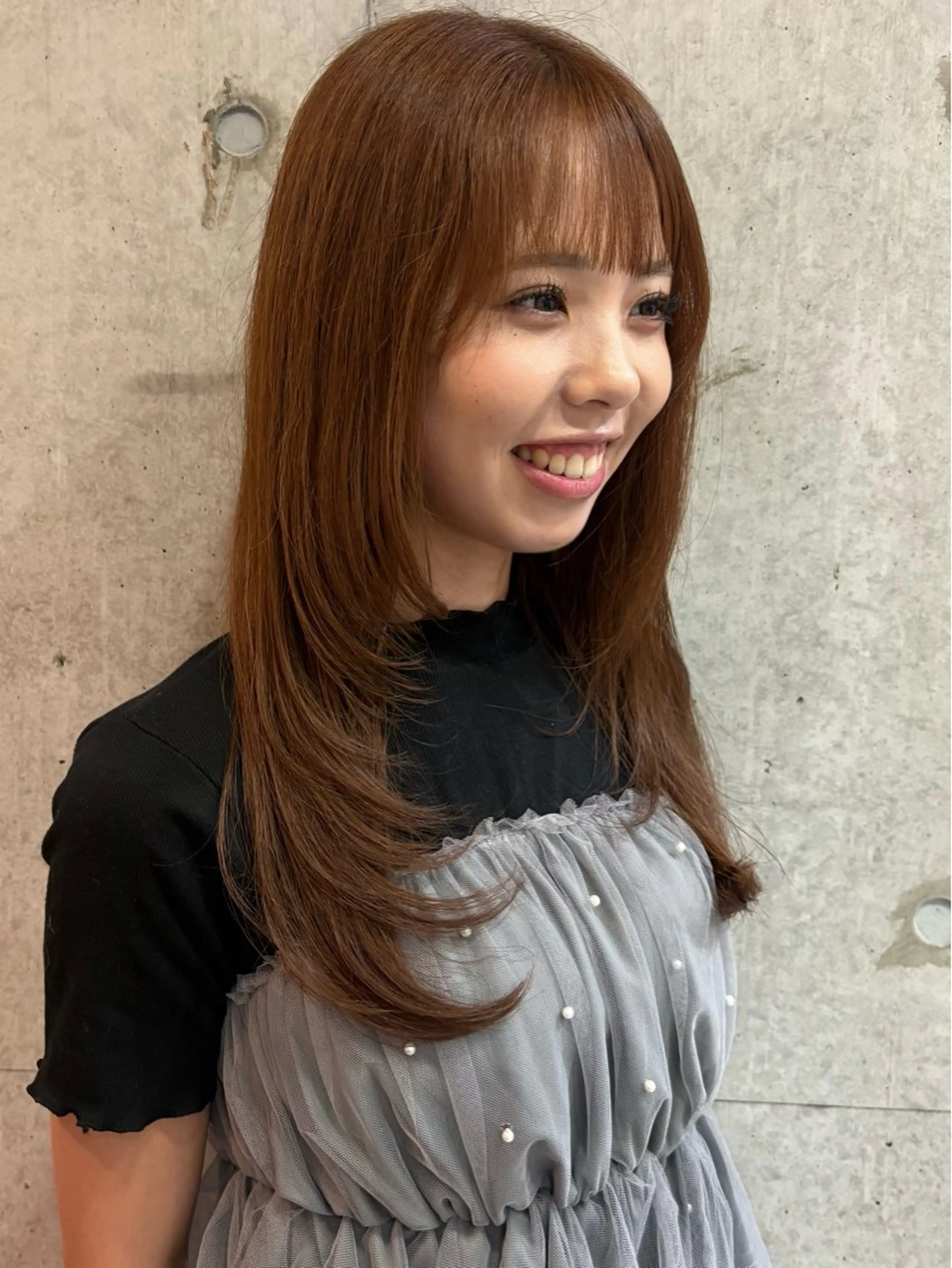 ロング ハイレイヤー レイヤーカット カット ヘアカラー トリートメント MASHIRO💎 天神/大名のヘアスタイル