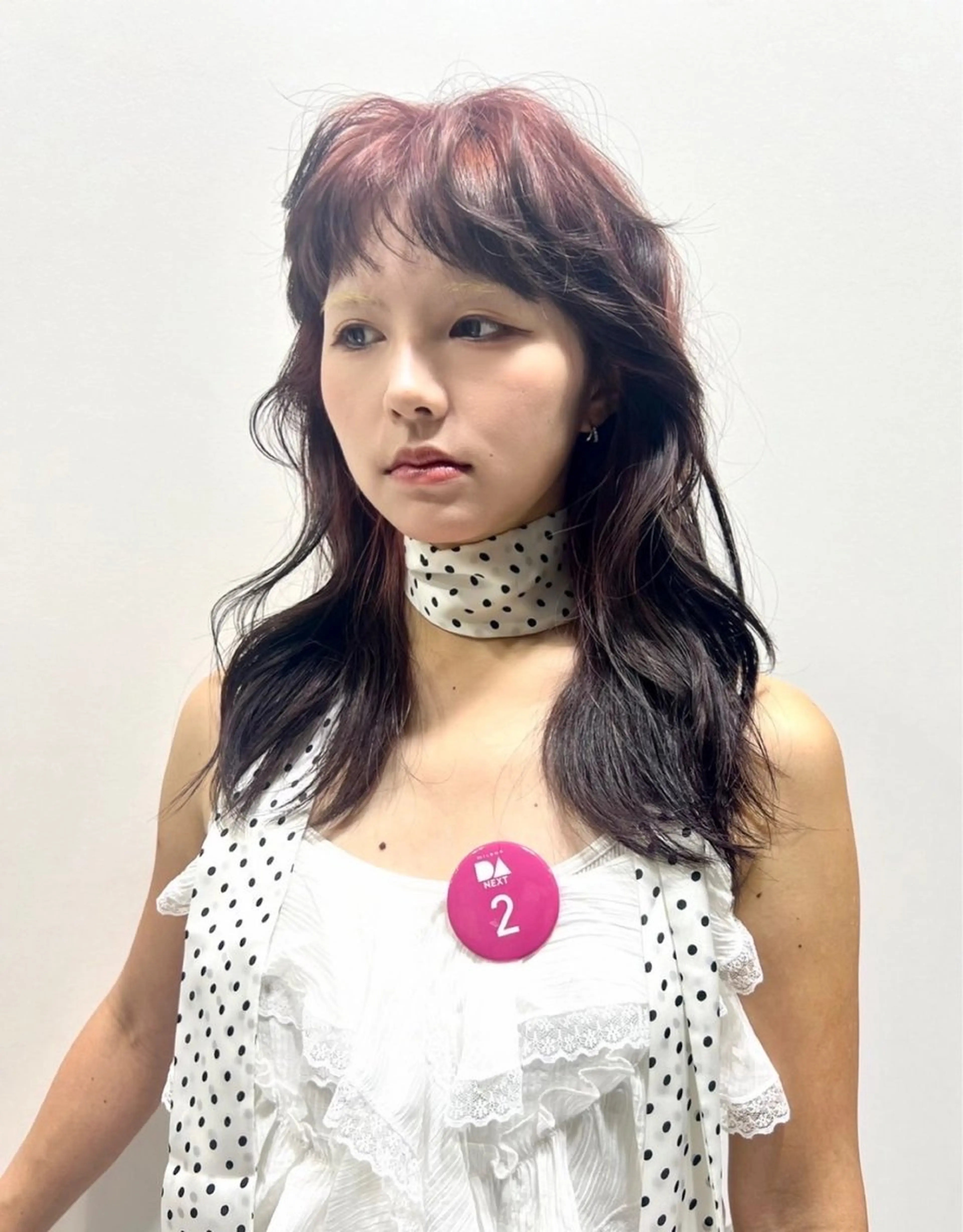 セミロング カット ヘアカラー 池本 勇大のヘアスタイル