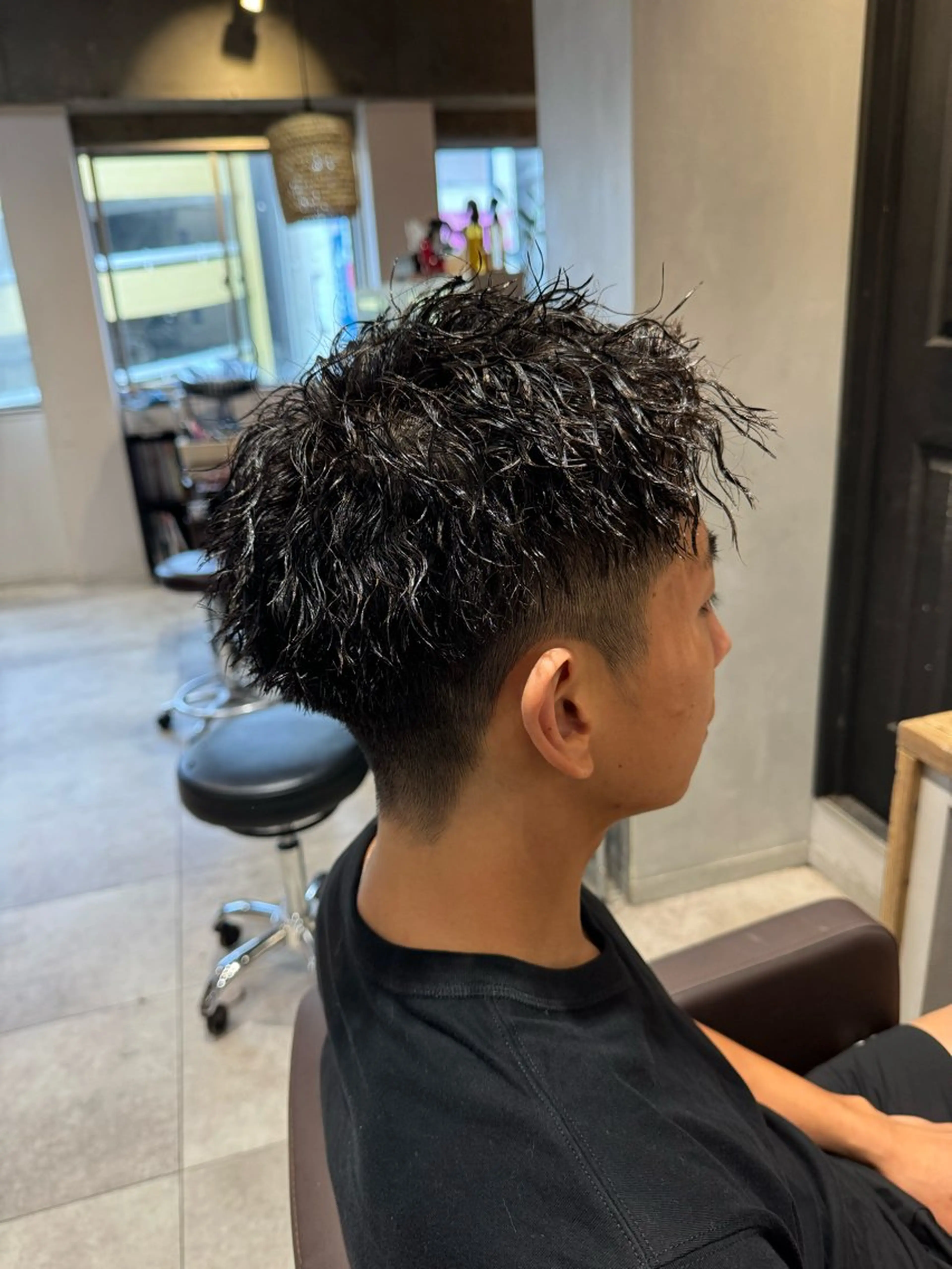 ショート メンズ メンズパーマ カット パーマ メンズ特化 TAKUYAのヘアスタイル