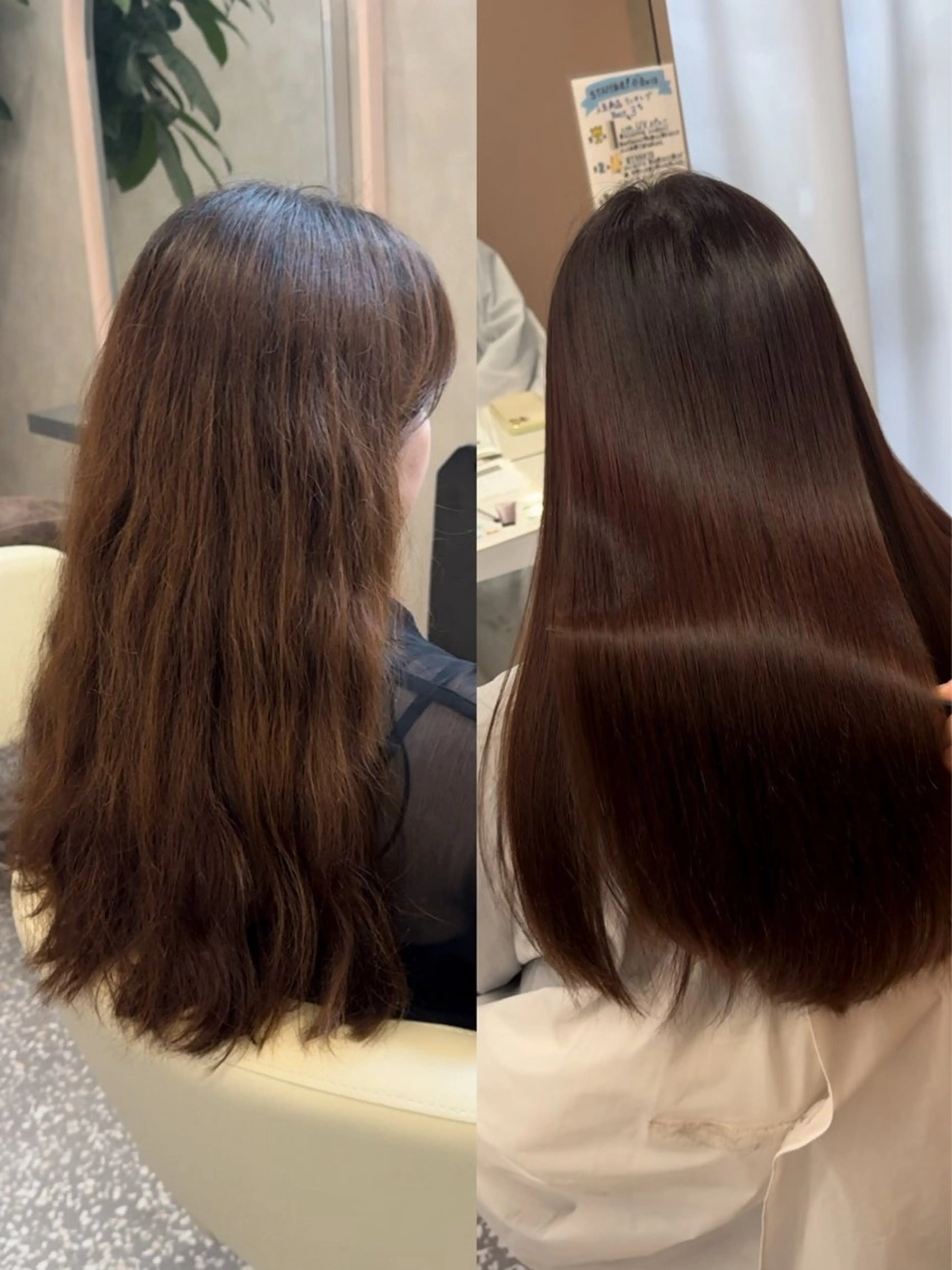 ロング 髪質改善 縮毛矯正 カット ヘアカラー 縮毛矯正 井上諒祐 /スタイリストのヘアスタイル