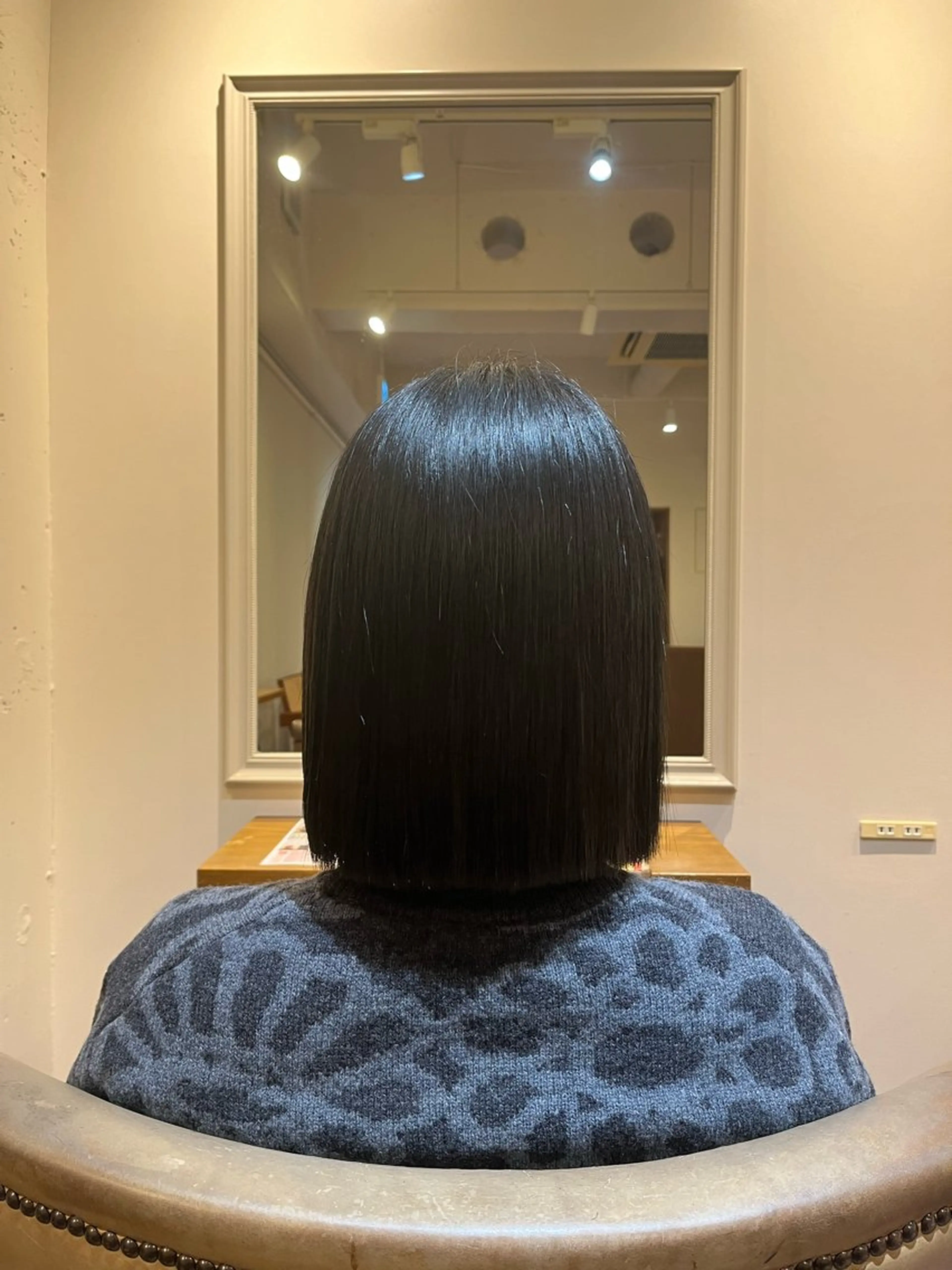 ミディアム ボブ 齊藤 萌のヘアスタイル