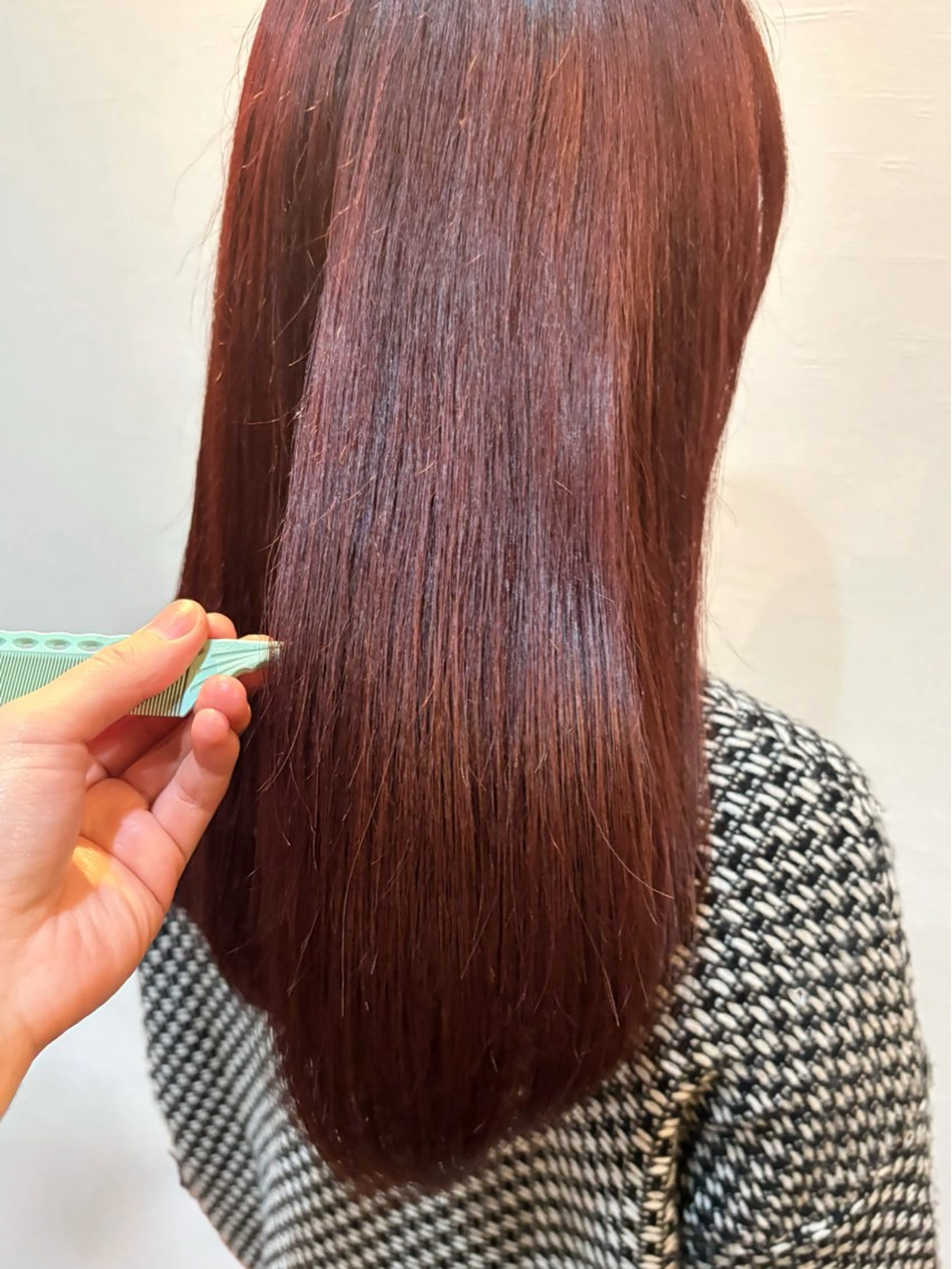 セミロング カラー ヘアカラー トリートメント 𝘒𝘺𝘰𝘬𝘢 🌿のヘアスタイル