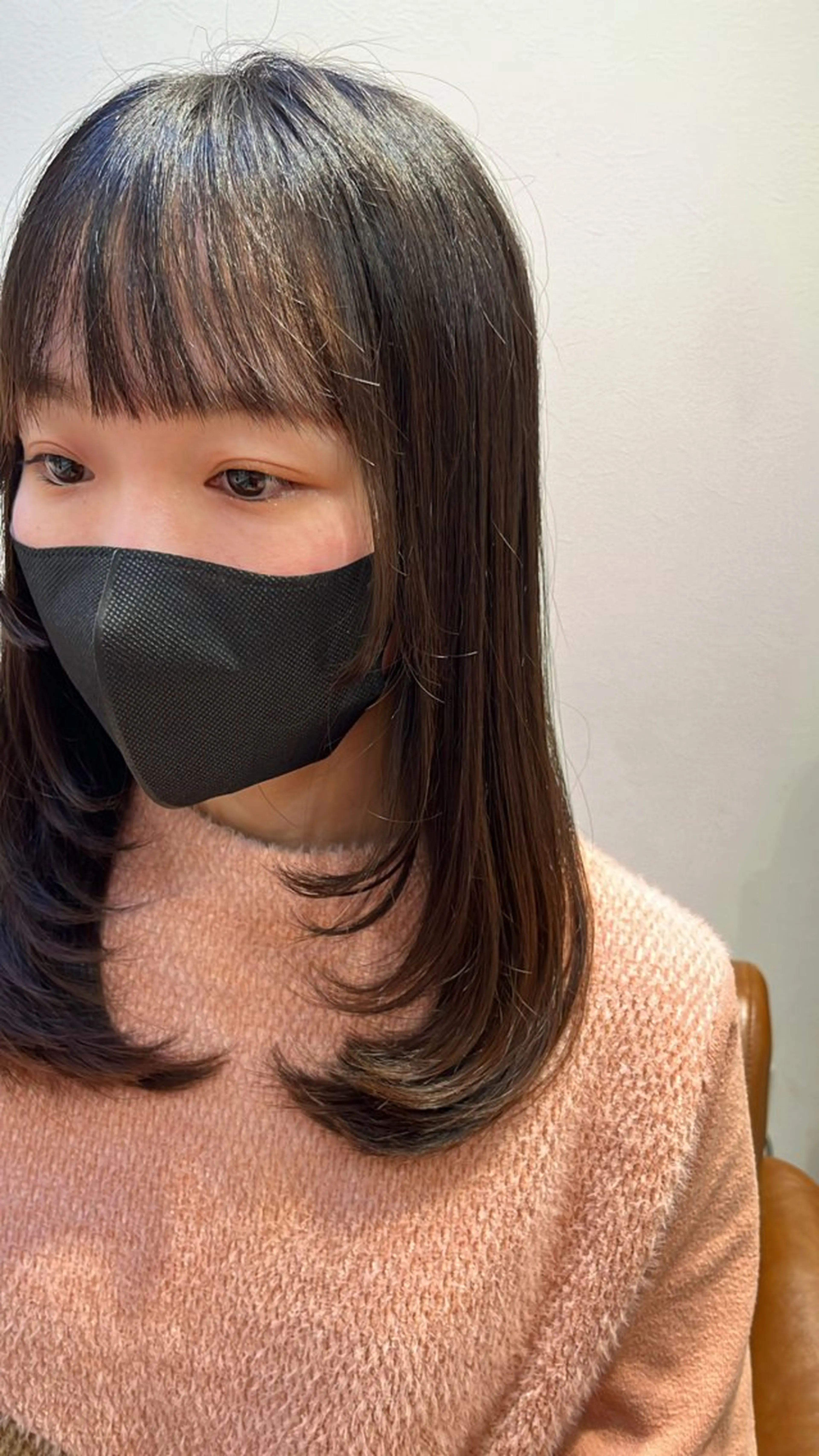 ミディアム 平居 リサのヘアスタイル