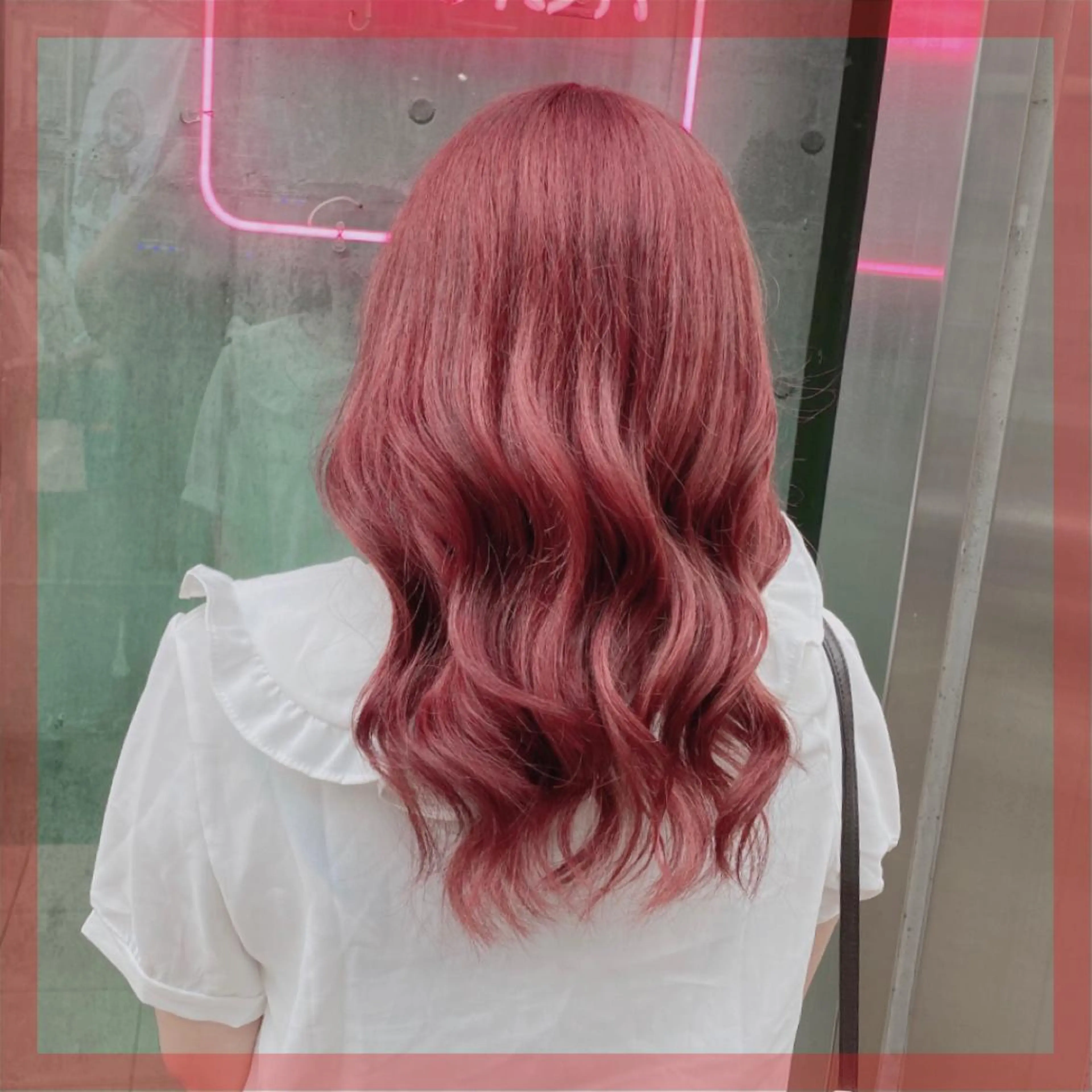 セミロング カラー ヘアアレンジ メンズ キッズ ハイトーン美容師 MASATOのヘアスタイル