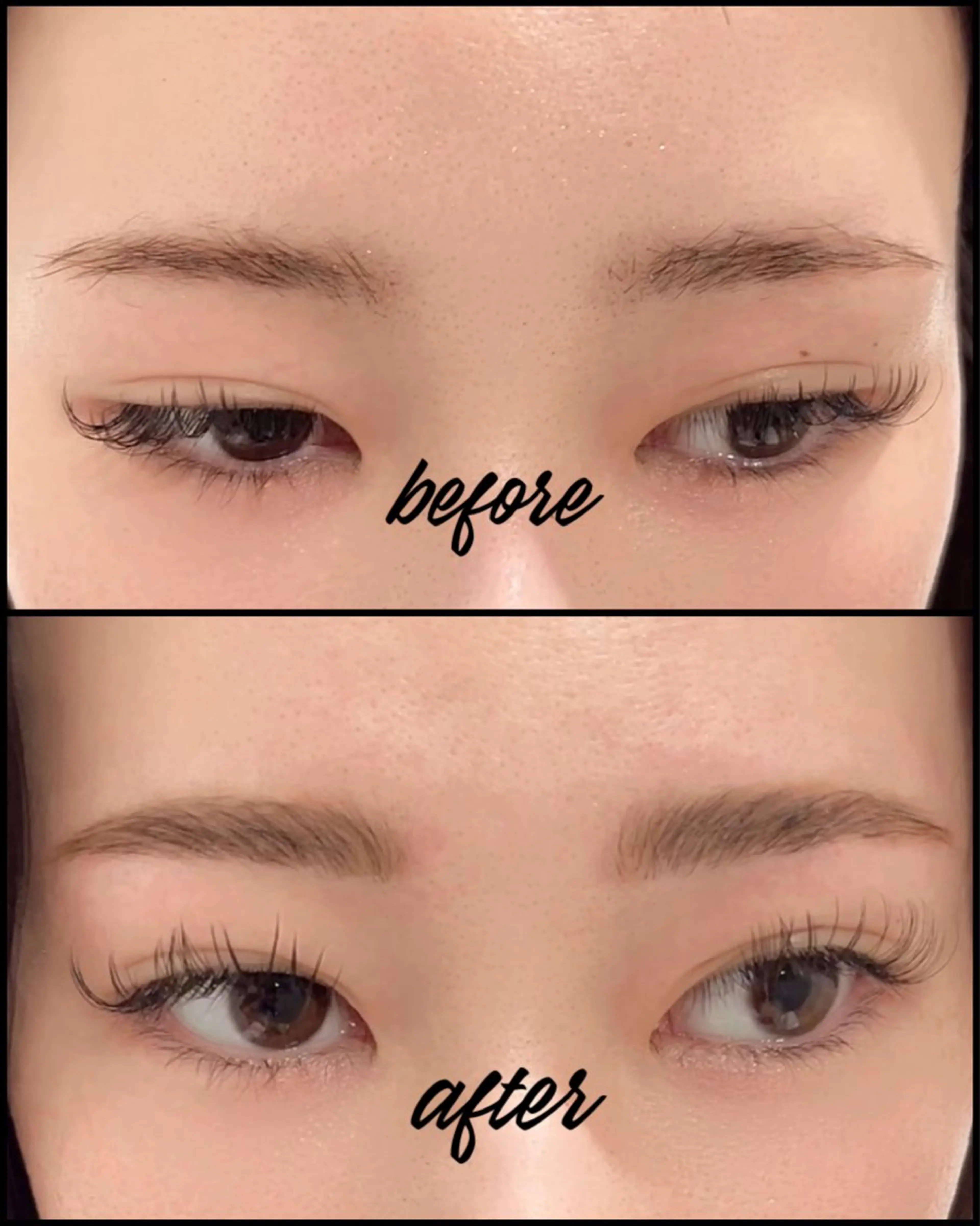 【ハリウッドブロウリフト】眉ワックス脱毛×眉毛パーマ🍒お仕上げメイク付き💄初めての方も大歓迎🥰の写真