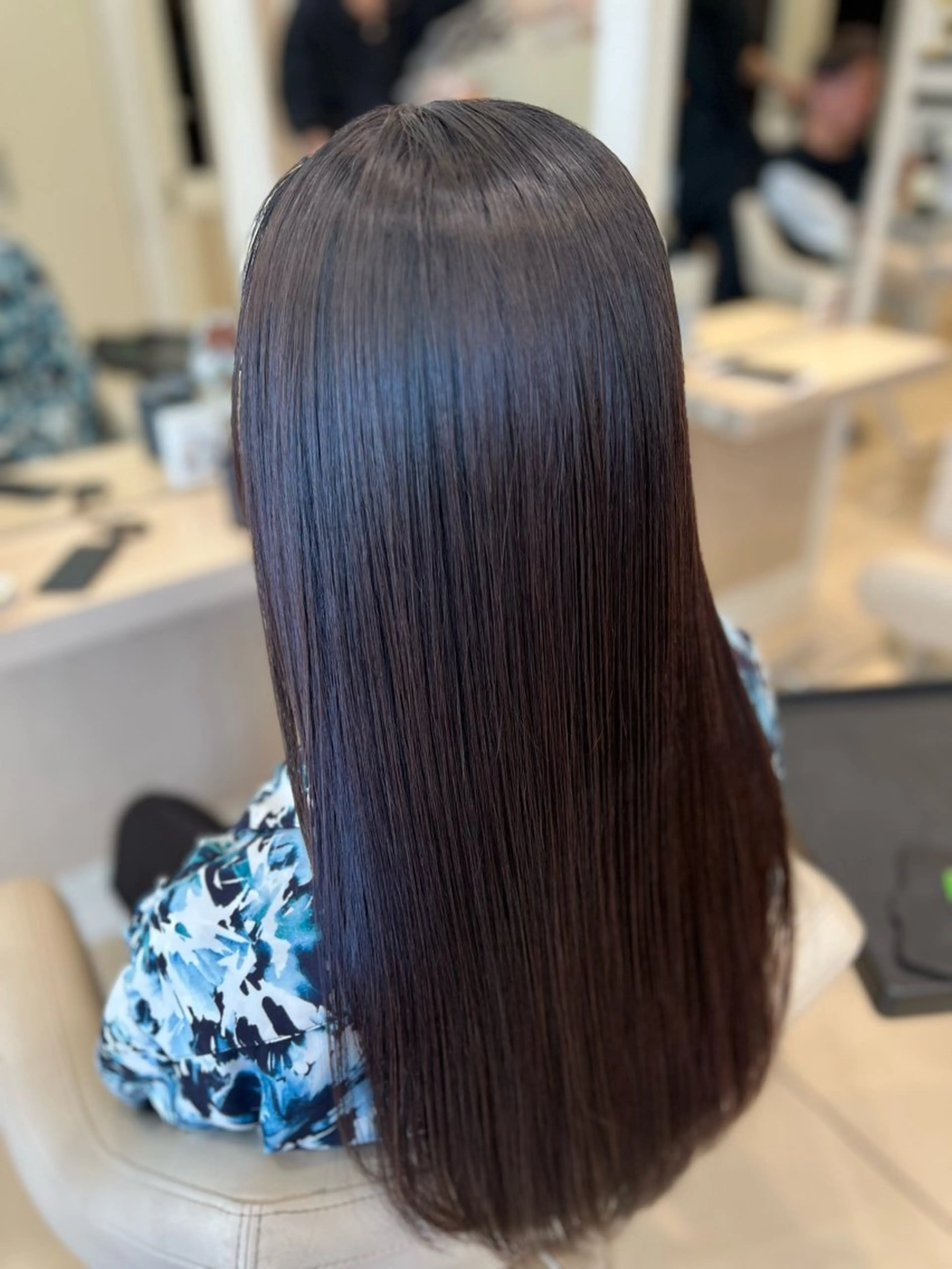 ロング パーマ カット 縮毛矯正 金子 直樹のヘアスタイル