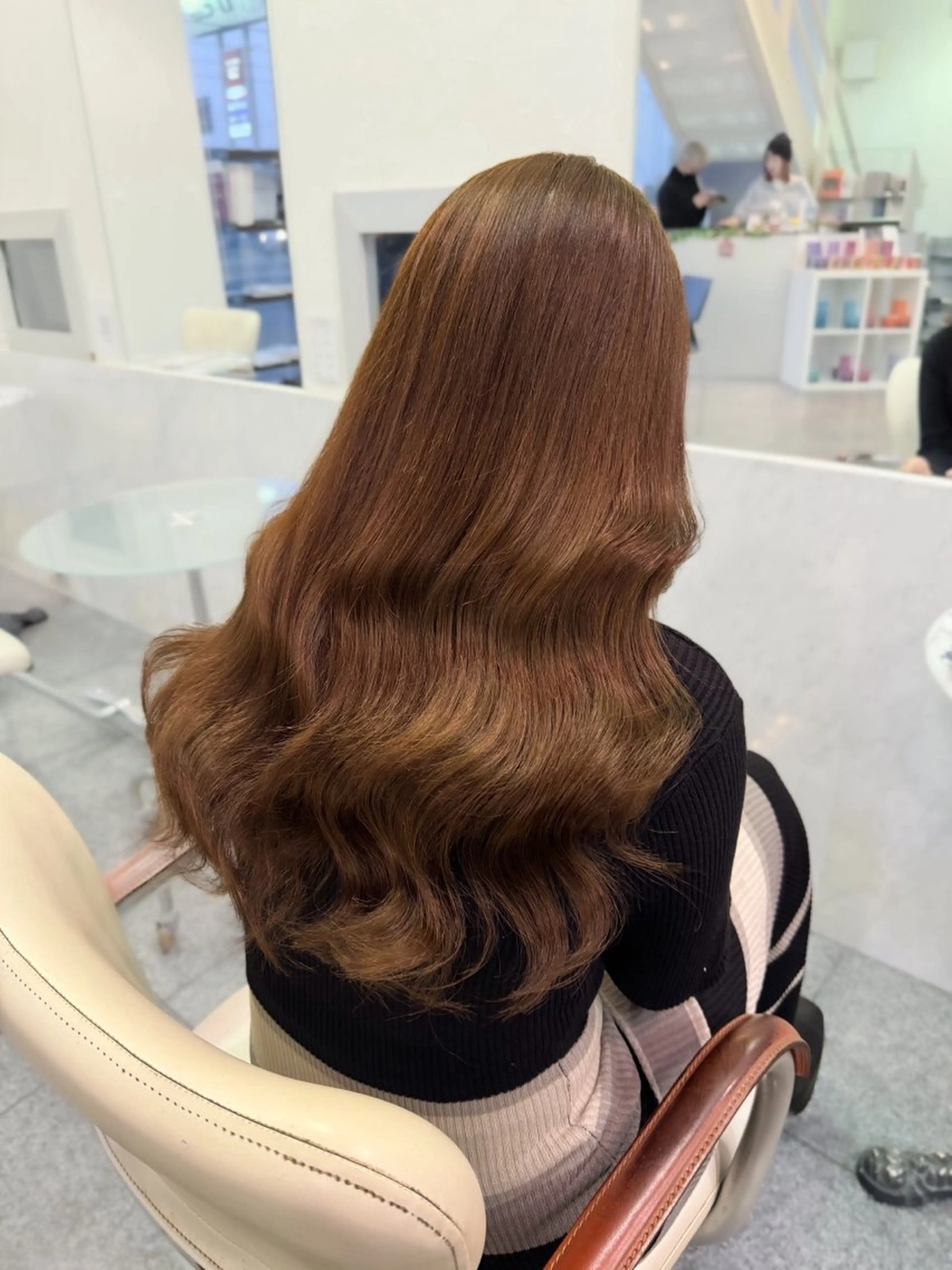 ロング カラー ブラウンカラー ショコラブラウン 🫧ヒシダアキ taboo.i🫧のヘアスタイル