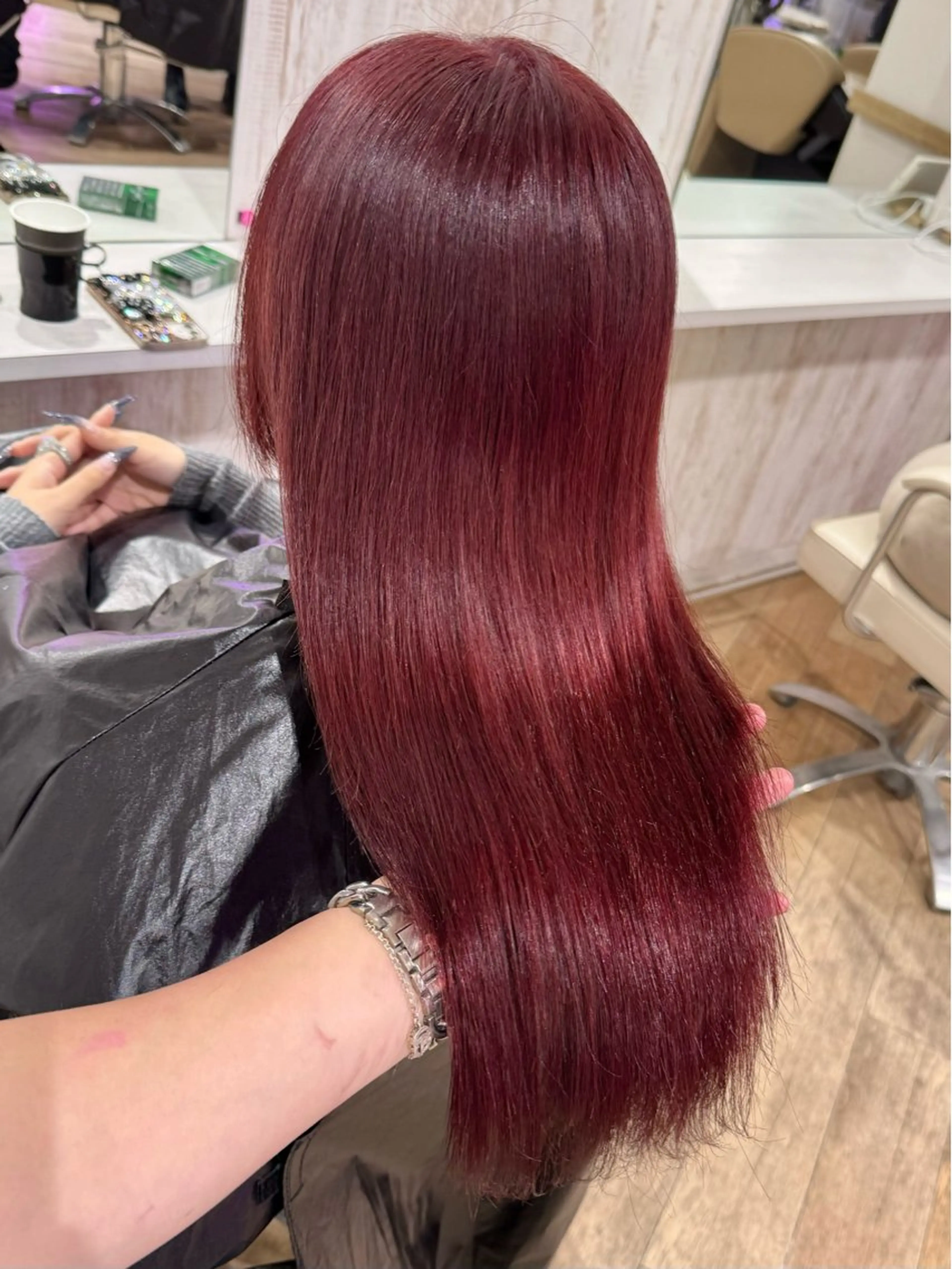 ミディアム カラー 立川/レイヤー/ 複雑履歴/ 西川翔真のヘアスタイル