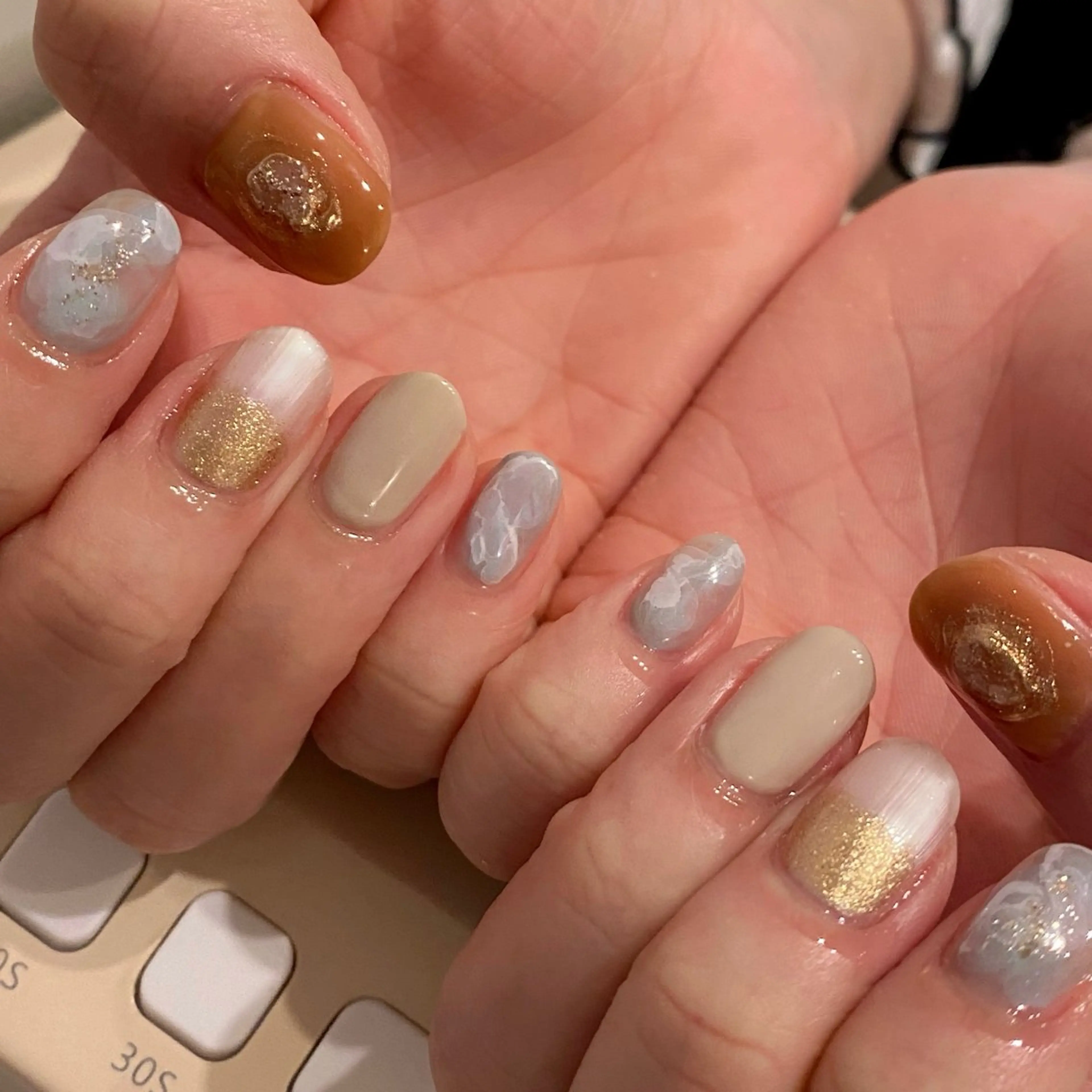 ネイル ニュアンスネイル 春ネイル amuse ニュアンス/個性派のネイルデザイン