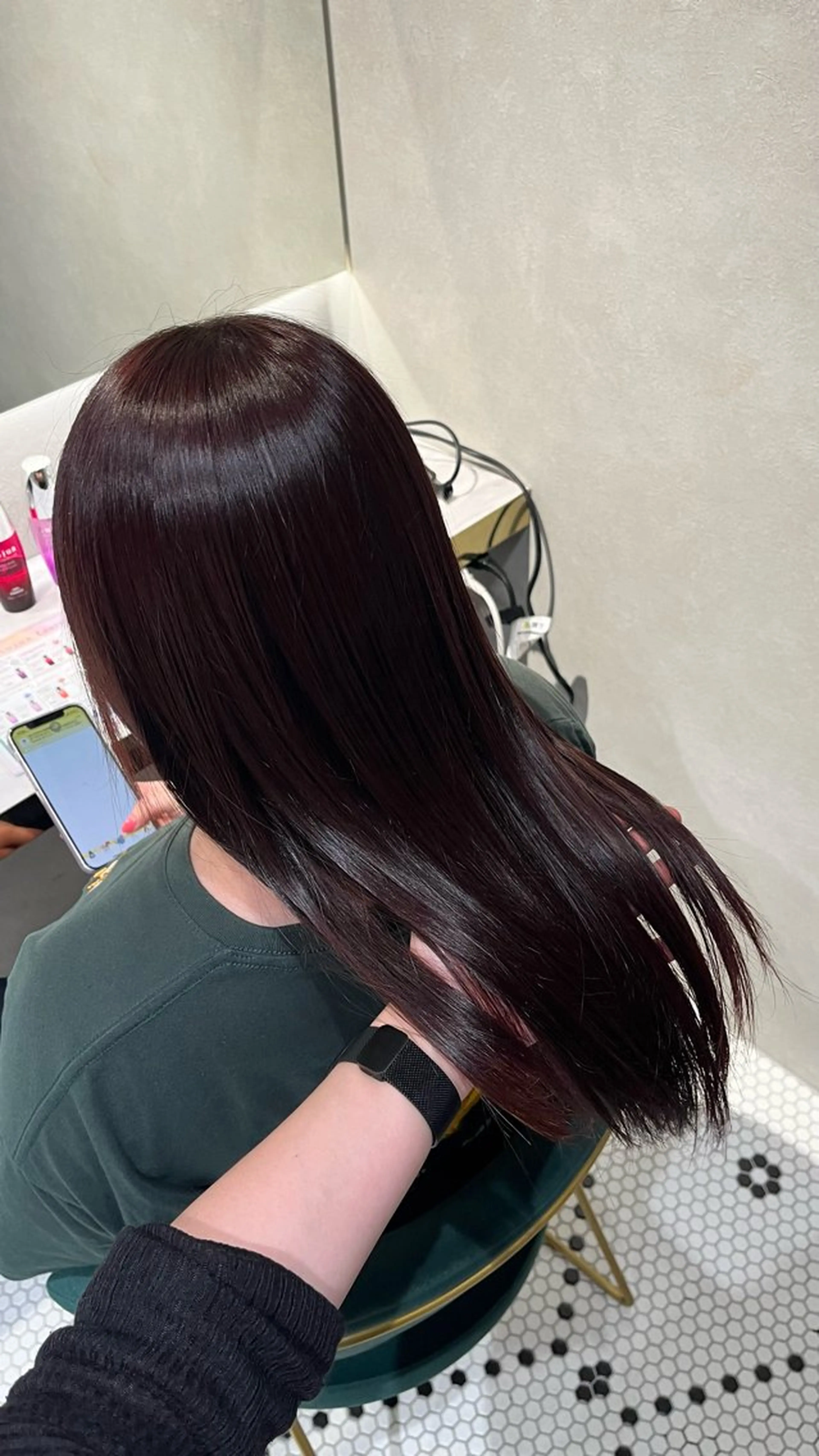 ロング カラー ヘアカラー トリートメント 新宿/ヘアカラー AiNAのヘアスタイル