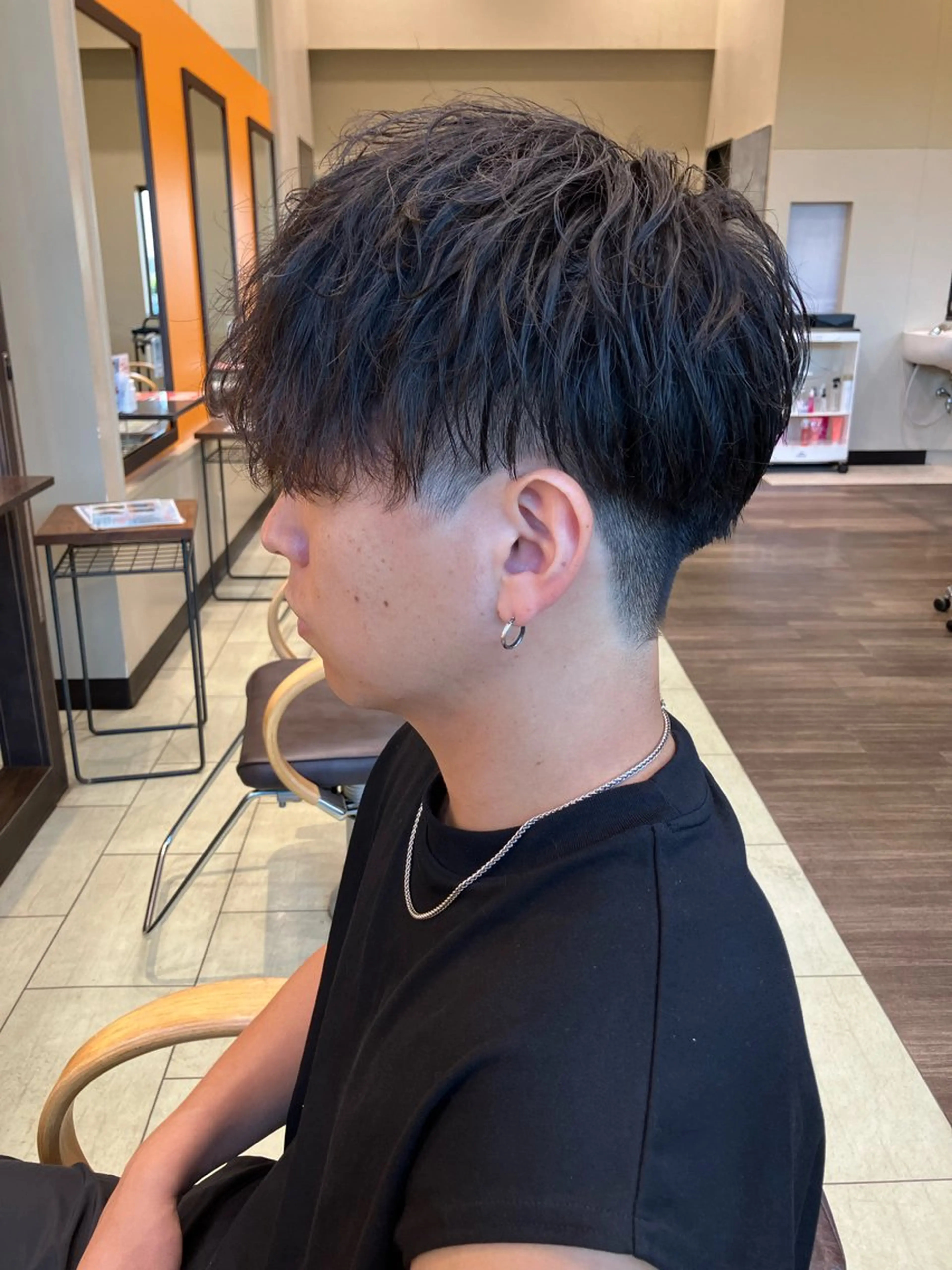 メンズ マッシュ メンズパーマ 吉田 健吏のヘアスタイル