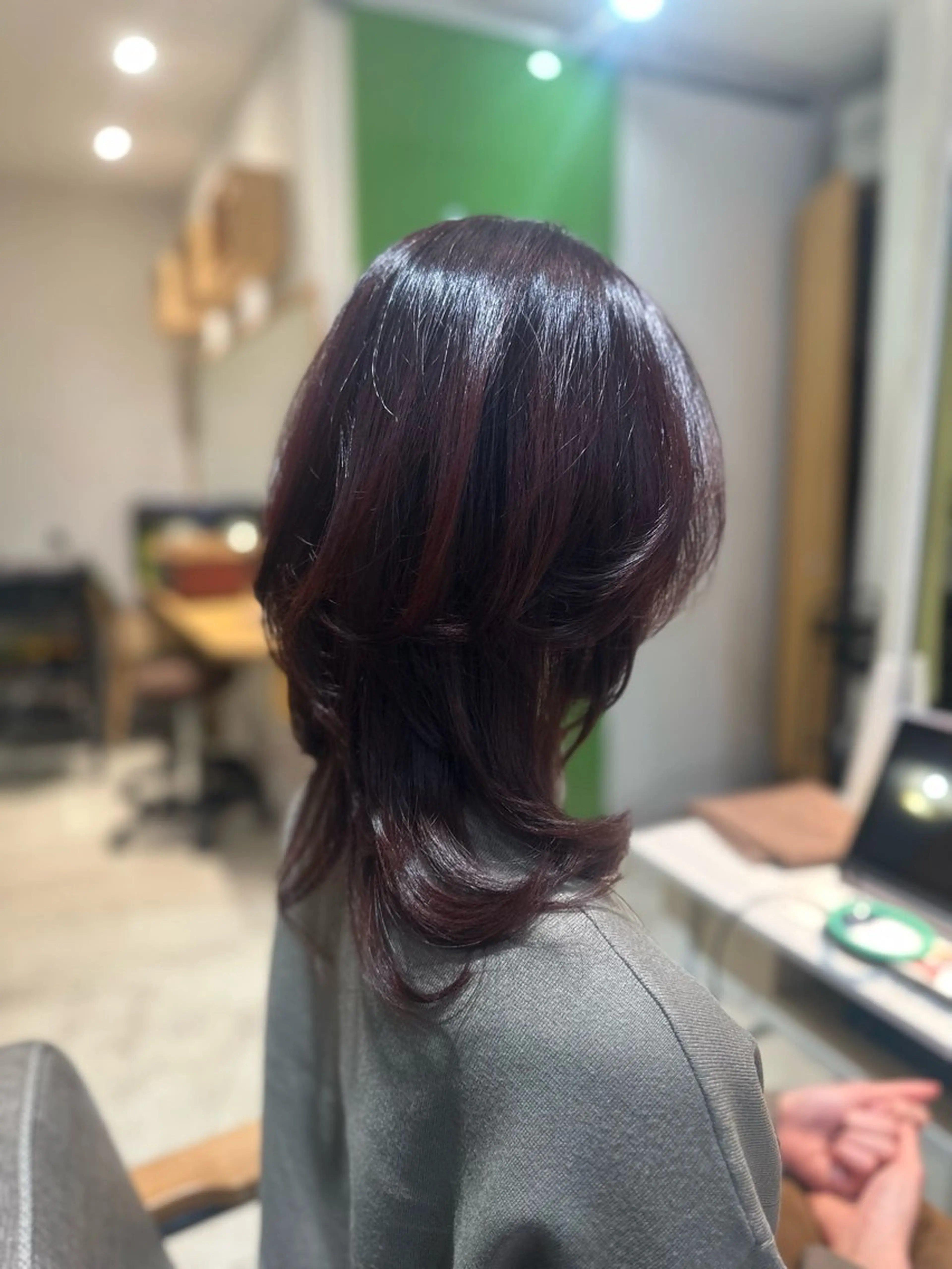 セミロング 林 耕太郎のヘアスタイル