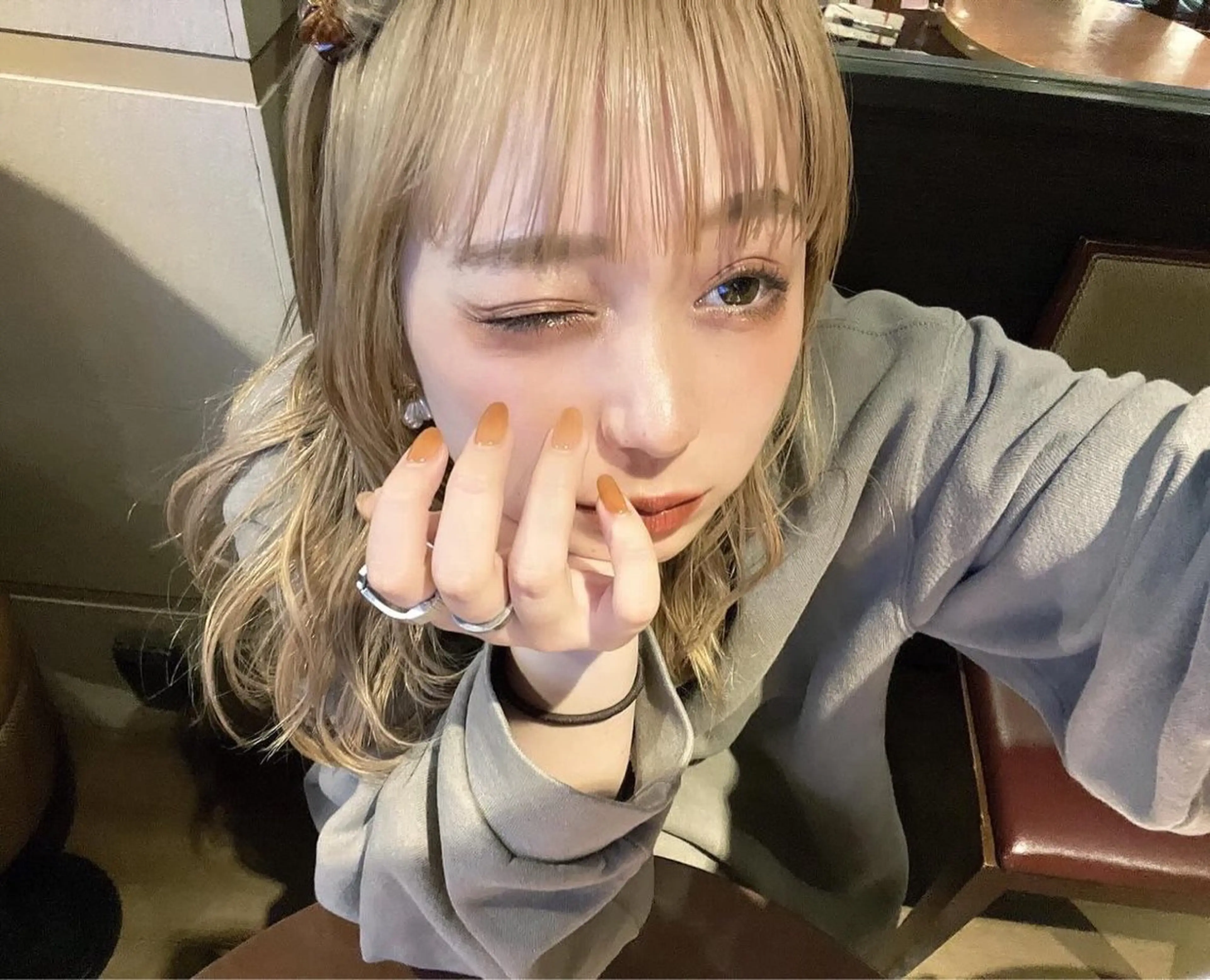 ミディアム 山崎/ボブ縮毛矯正 レイヤー髪質改善のヘアスタイル