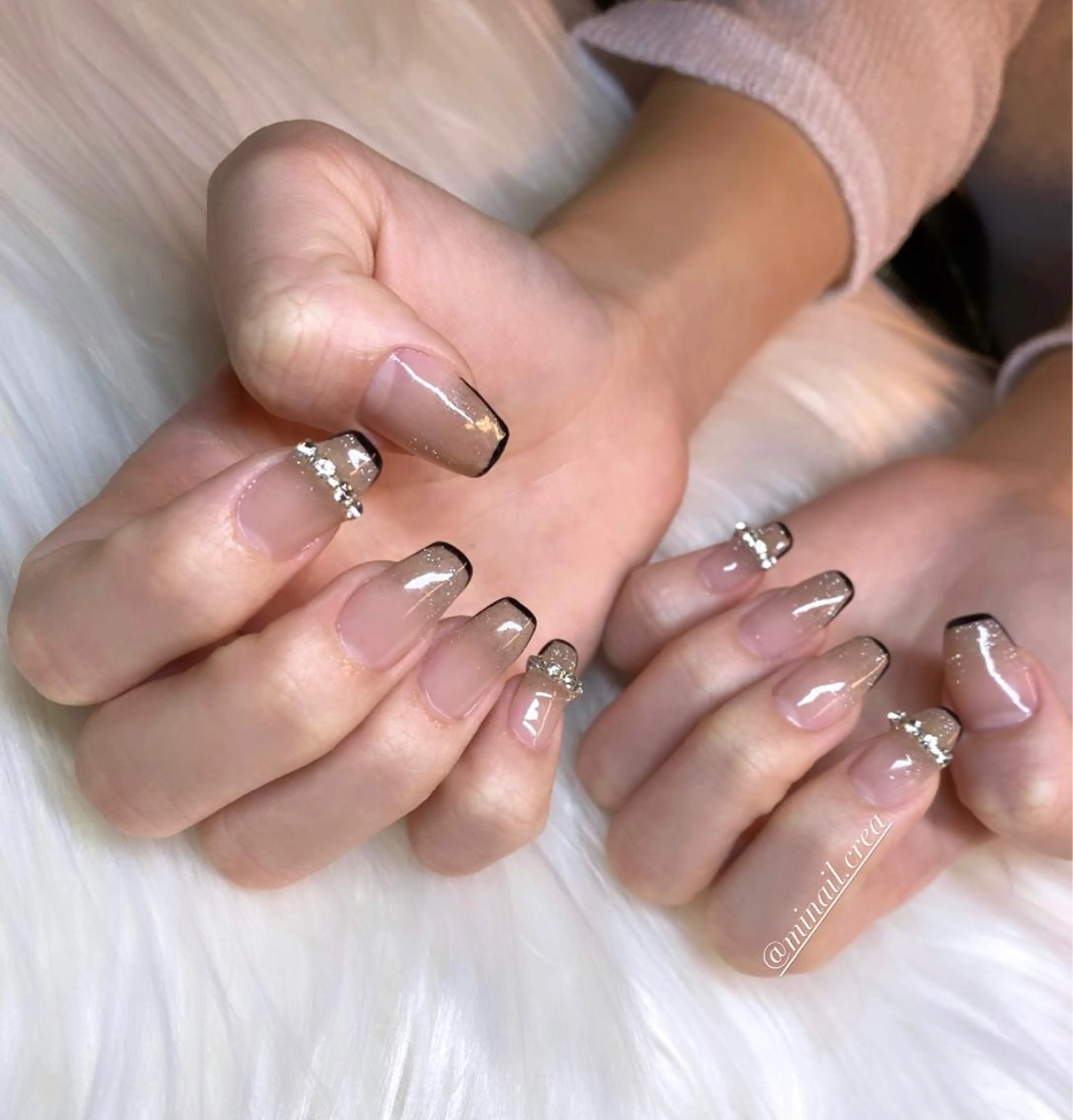 ネイル 韓国ネイル ワンホンネイル CReA nailのネイルデザイン