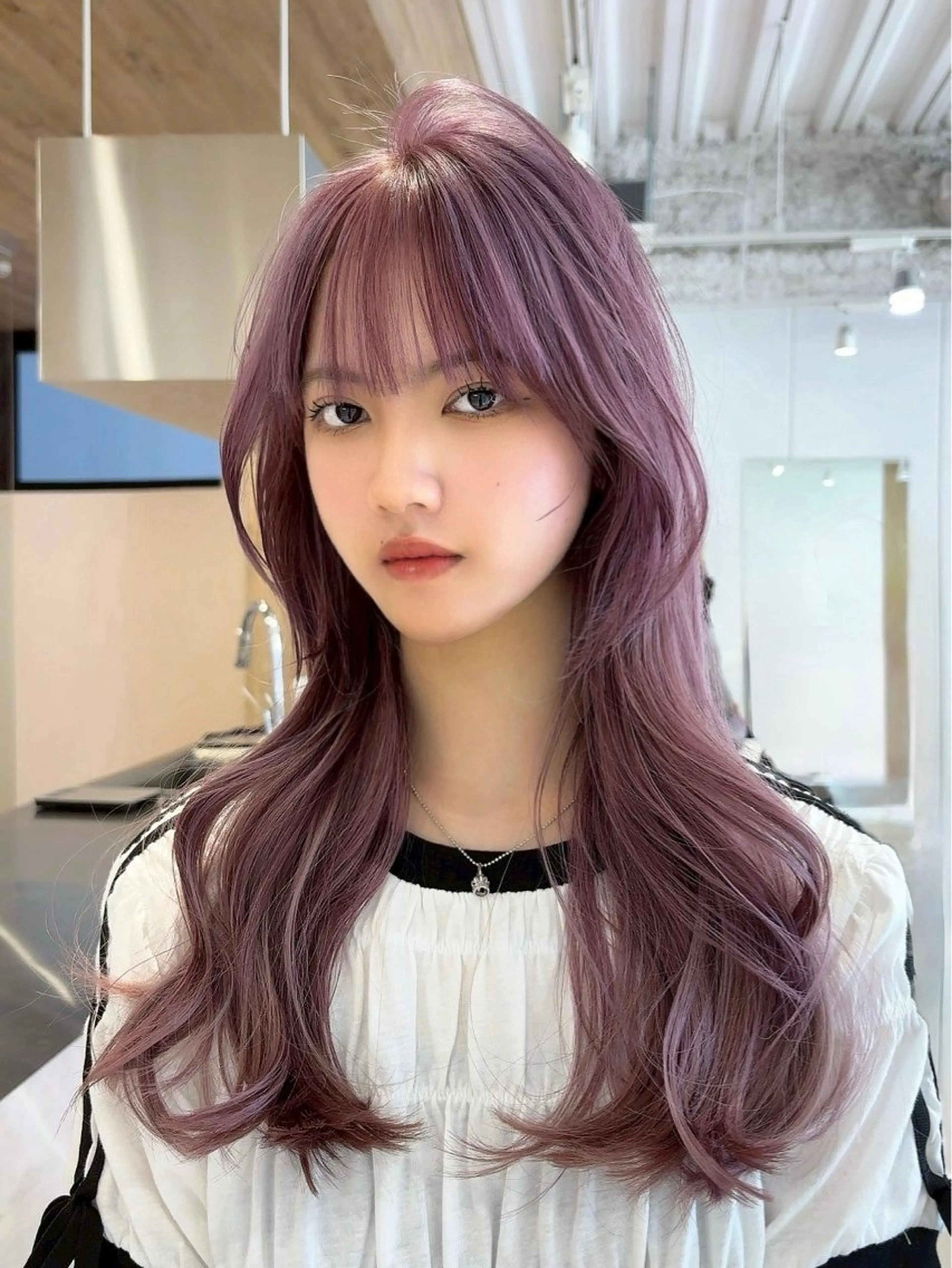 ⭐️ミニモ限定暖色カラー⭐️ワンカラー+トリートメント✨(ブリーチなし)👑の写真