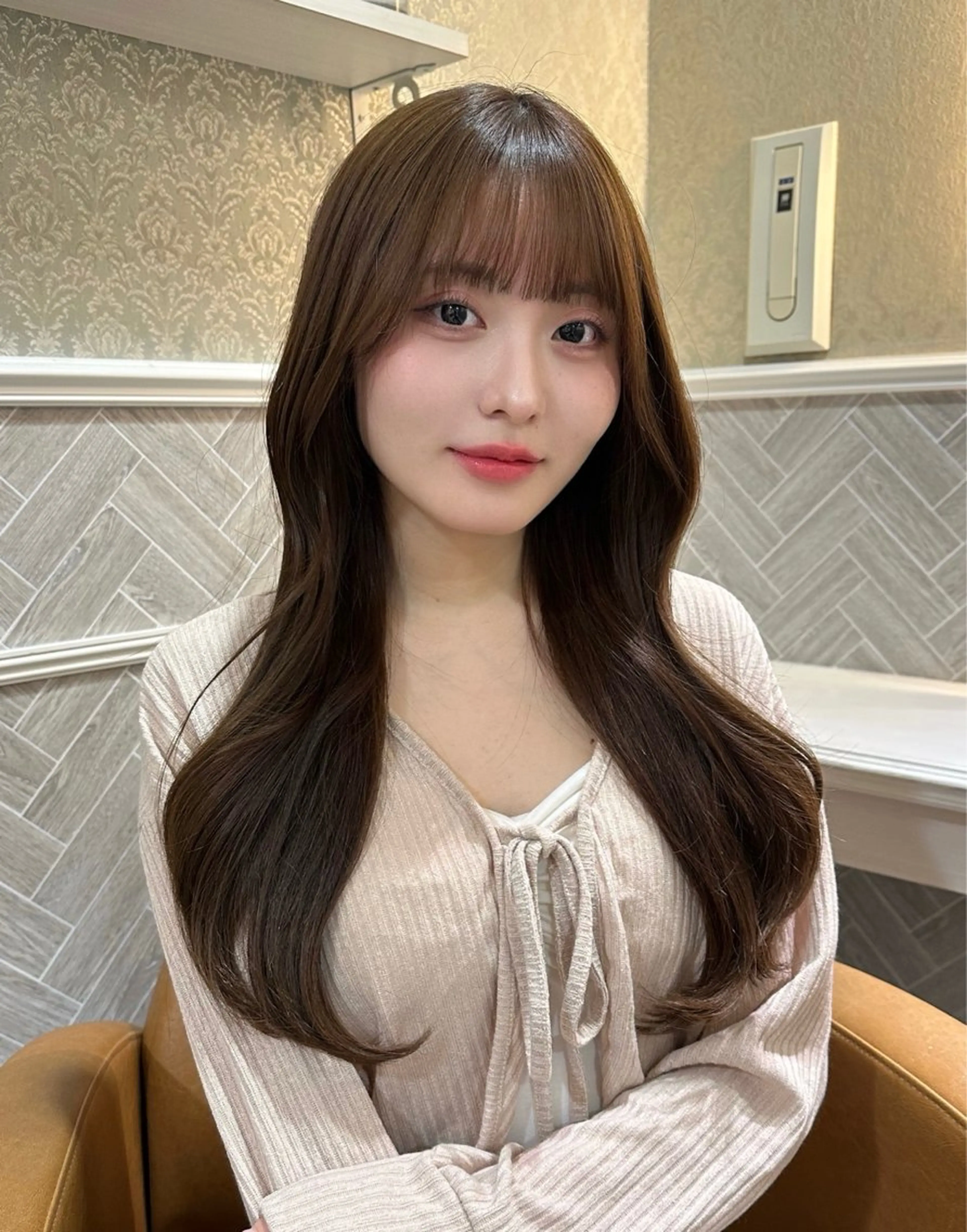 ロング レイヤー/顔周り /ボブ/銀座/サラのヘアスタイル