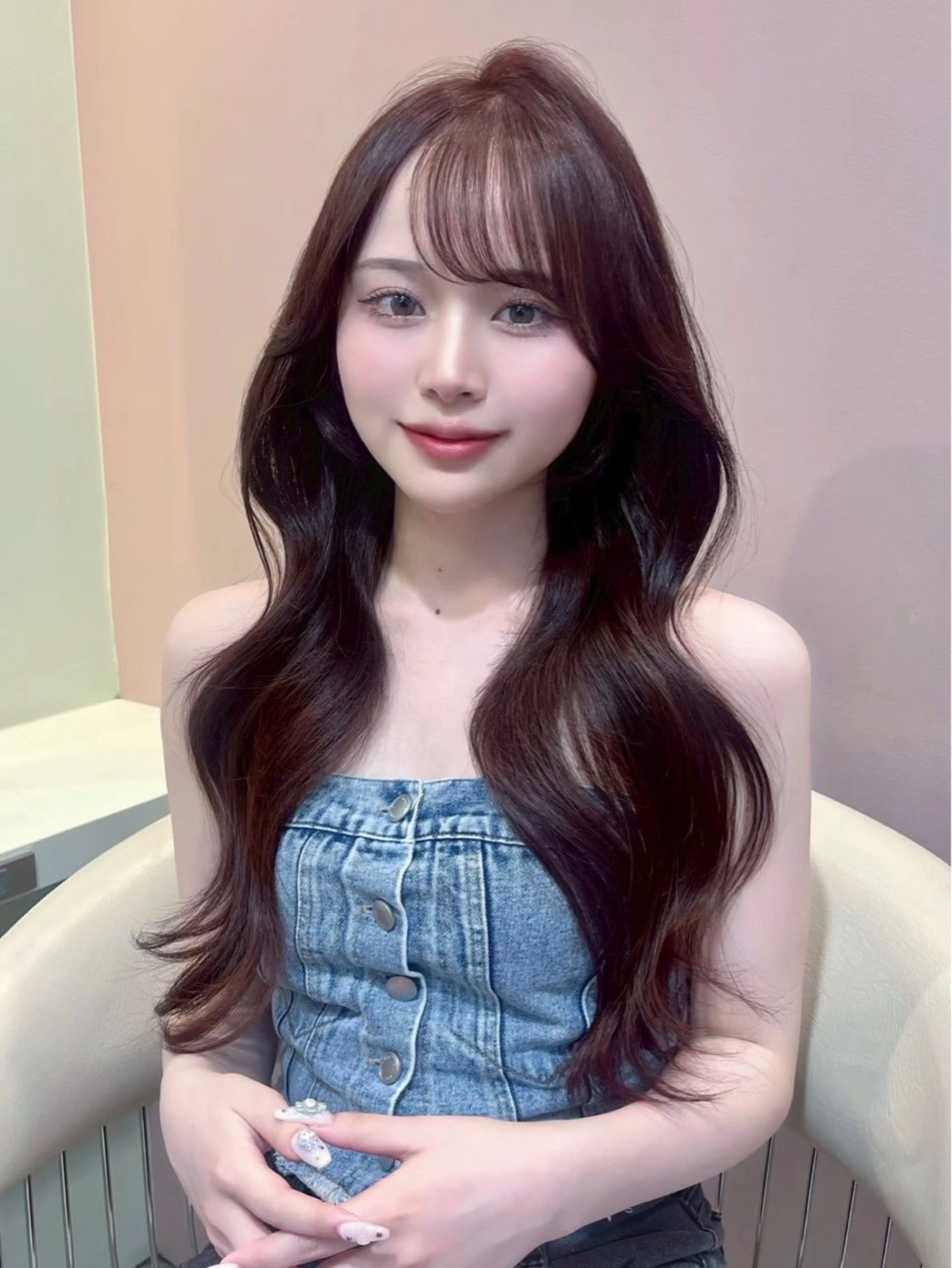 ロング カラー 【GLROW大宮】 reimi美髪カラーのヘアスタイル