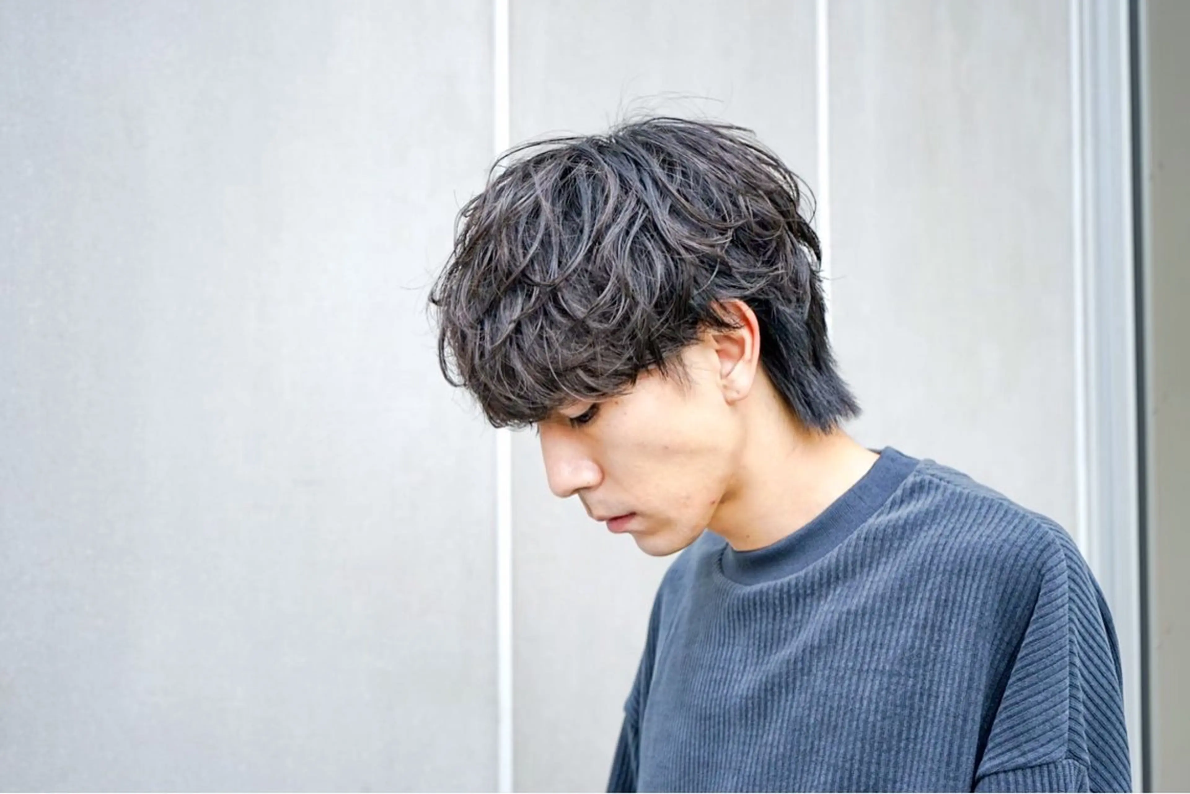 パーマ メンズ rino/カット/ ショート／名古屋のヘアスタイル