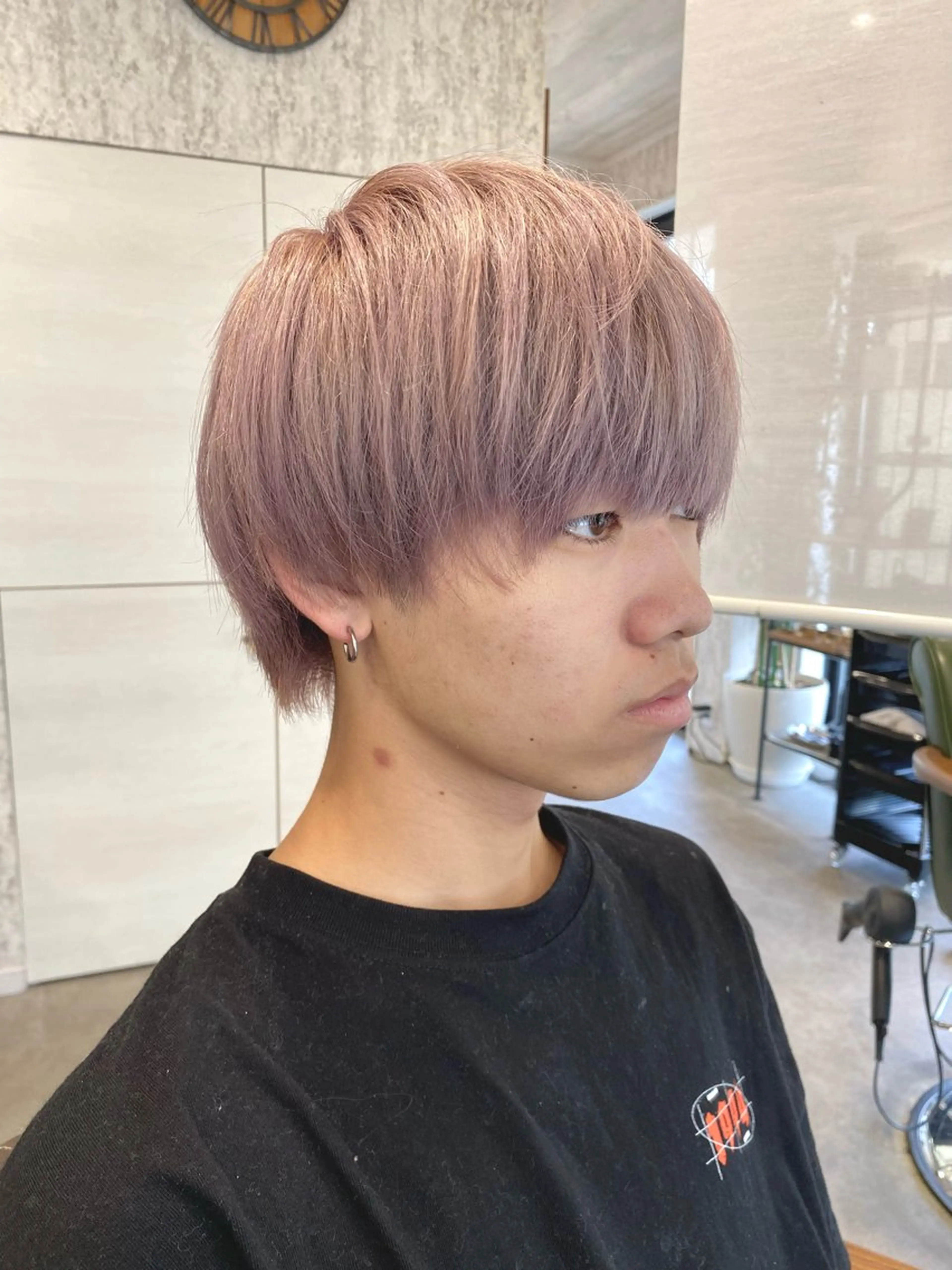 メンズ カット ヘアカラー 白木 遥太のヘアスタイル