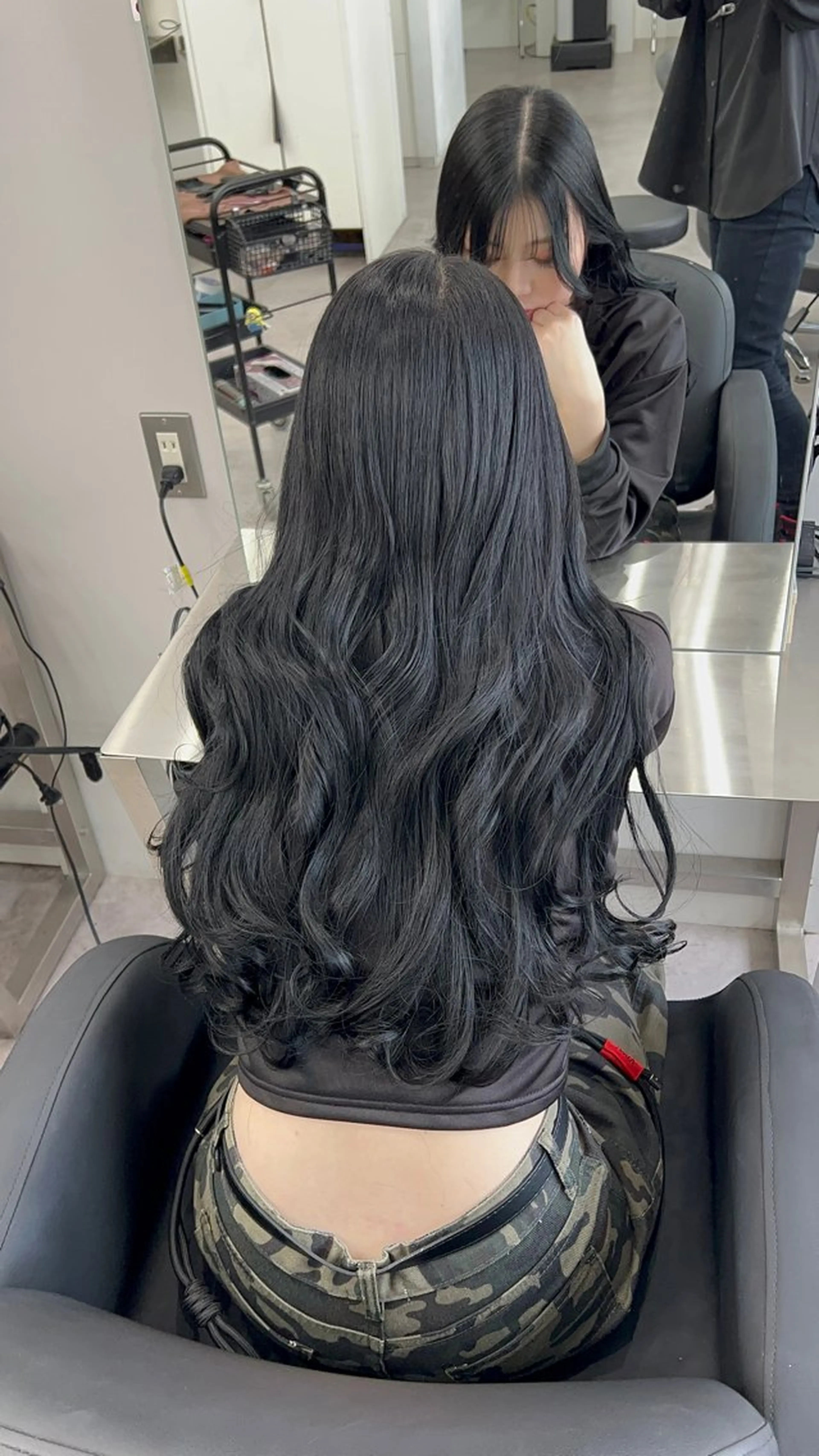 ロング 髪質改善 縮毛矯正 トリートメント 🫧髪質改善 講師🫧🍎幹細胞のヘアスタイル