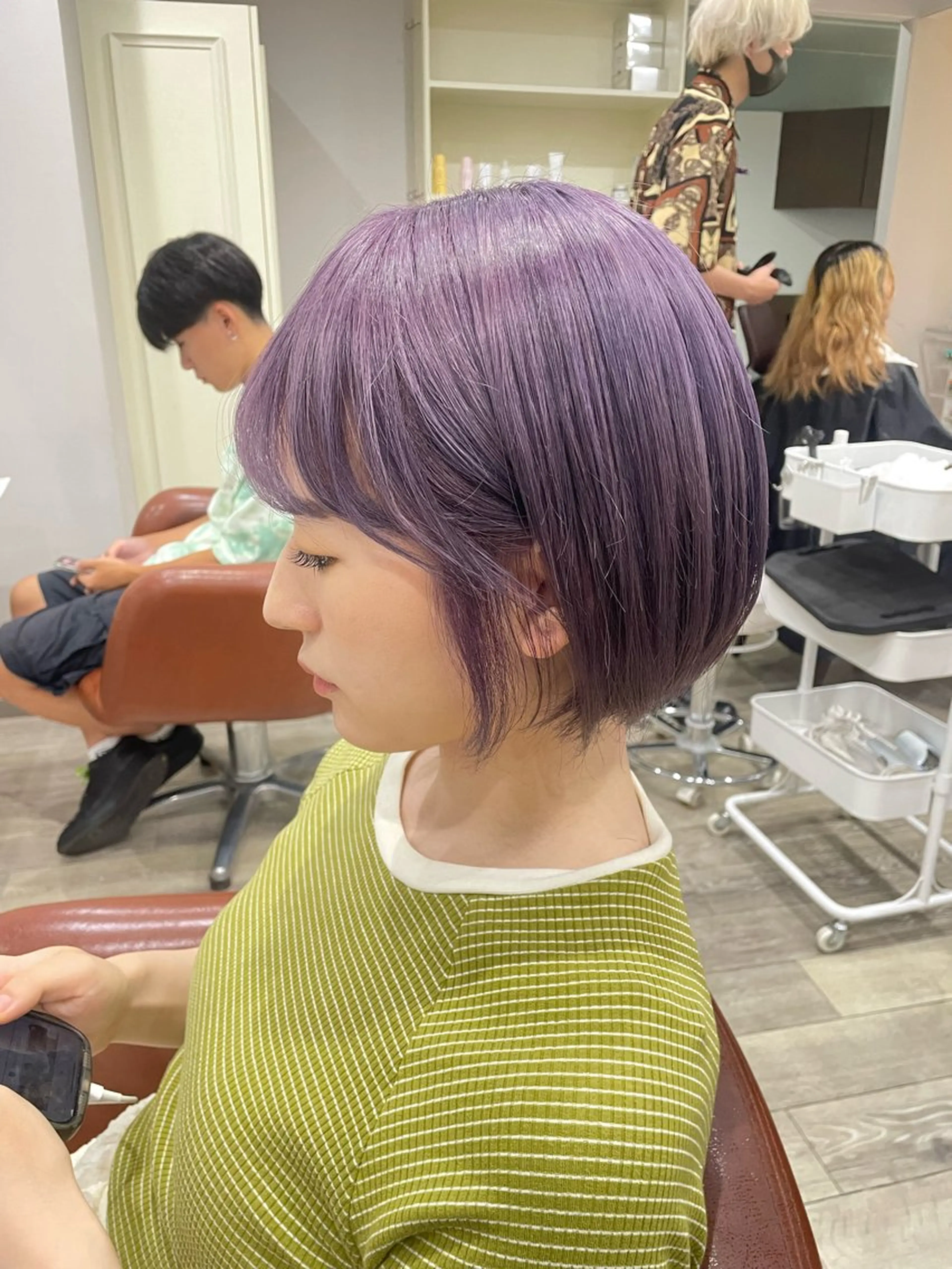 カラー 緑区/艶髪 🦋柿下のヘアスタイル