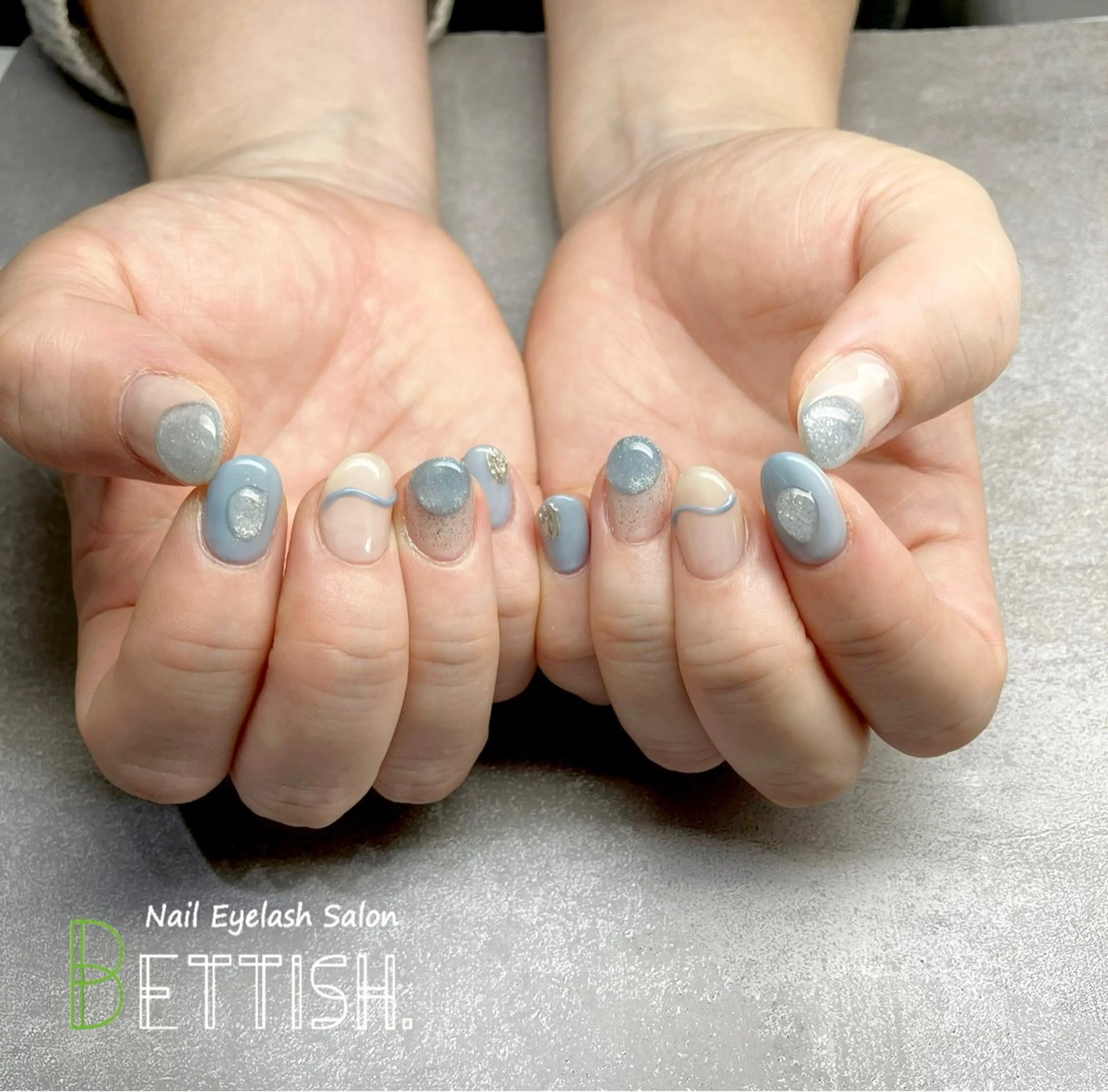 ネイル ブルー BETTISH. KUMIKO☺︎︎のネイルデザイン
