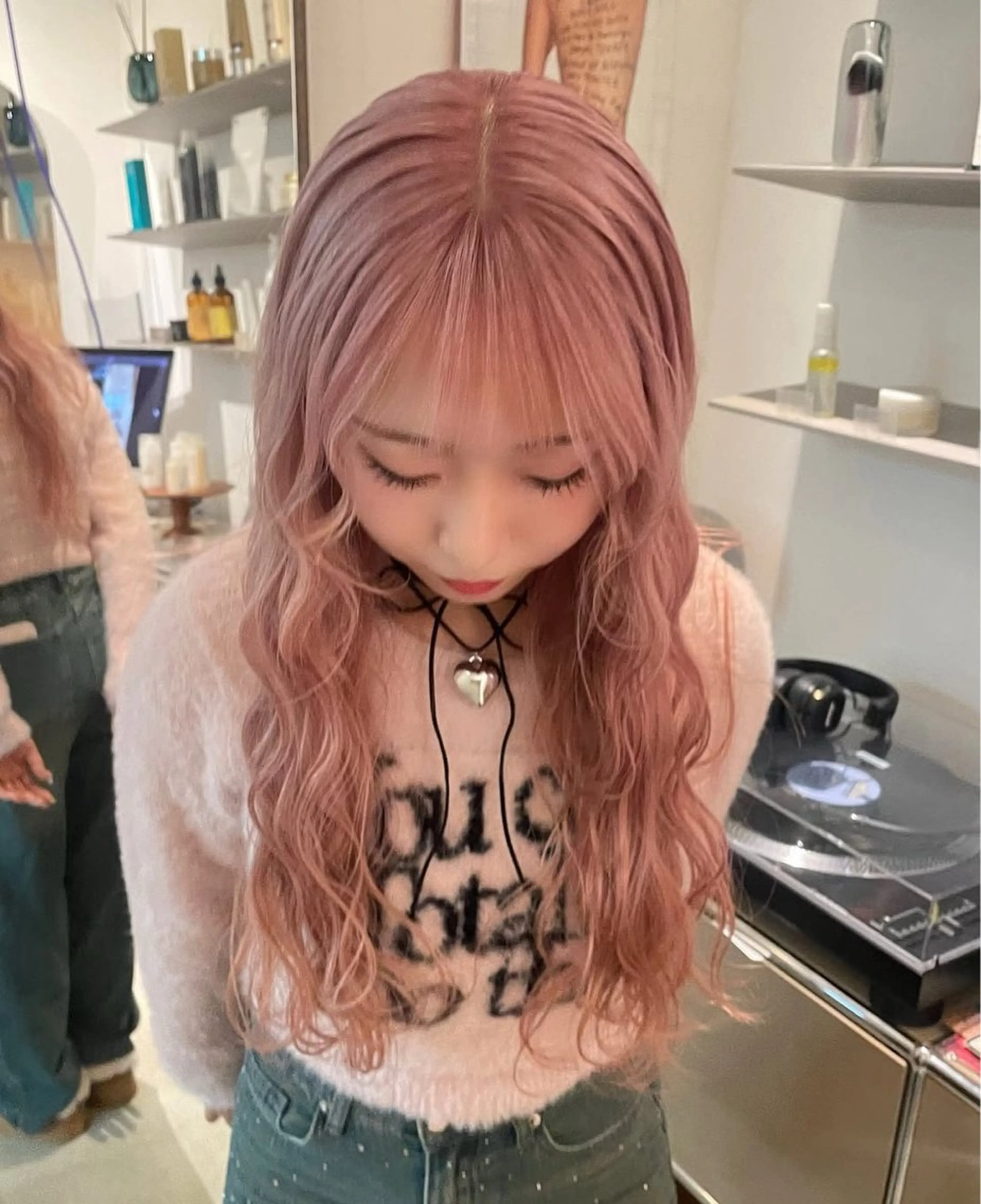 ロング カラー ヘアカラー カヨコ/ハイトーン /透明感カラーのヘアスタイル