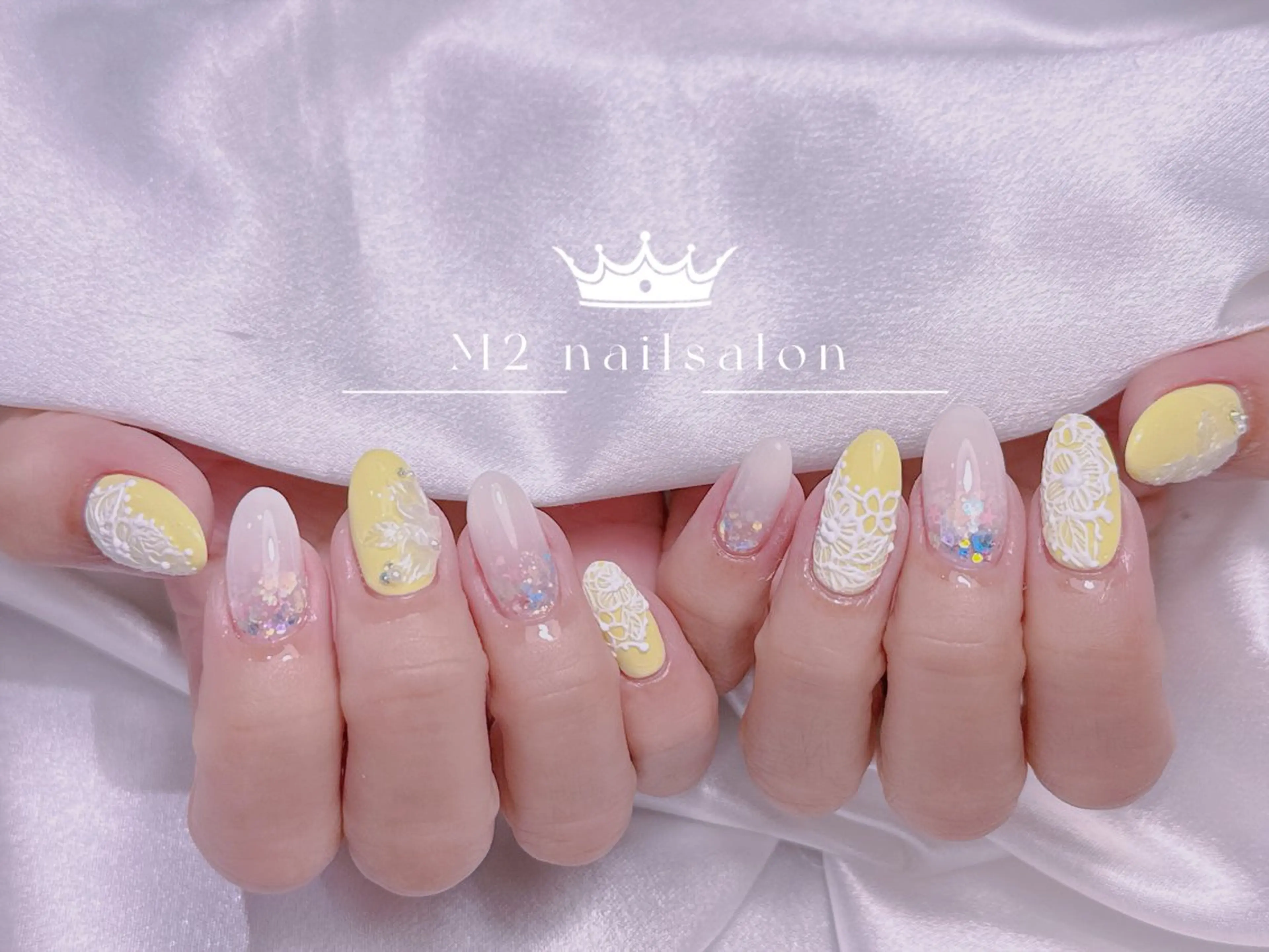 ネイル ハンドネイル 長さだし専門店 M2　rikaのネイルデザイン