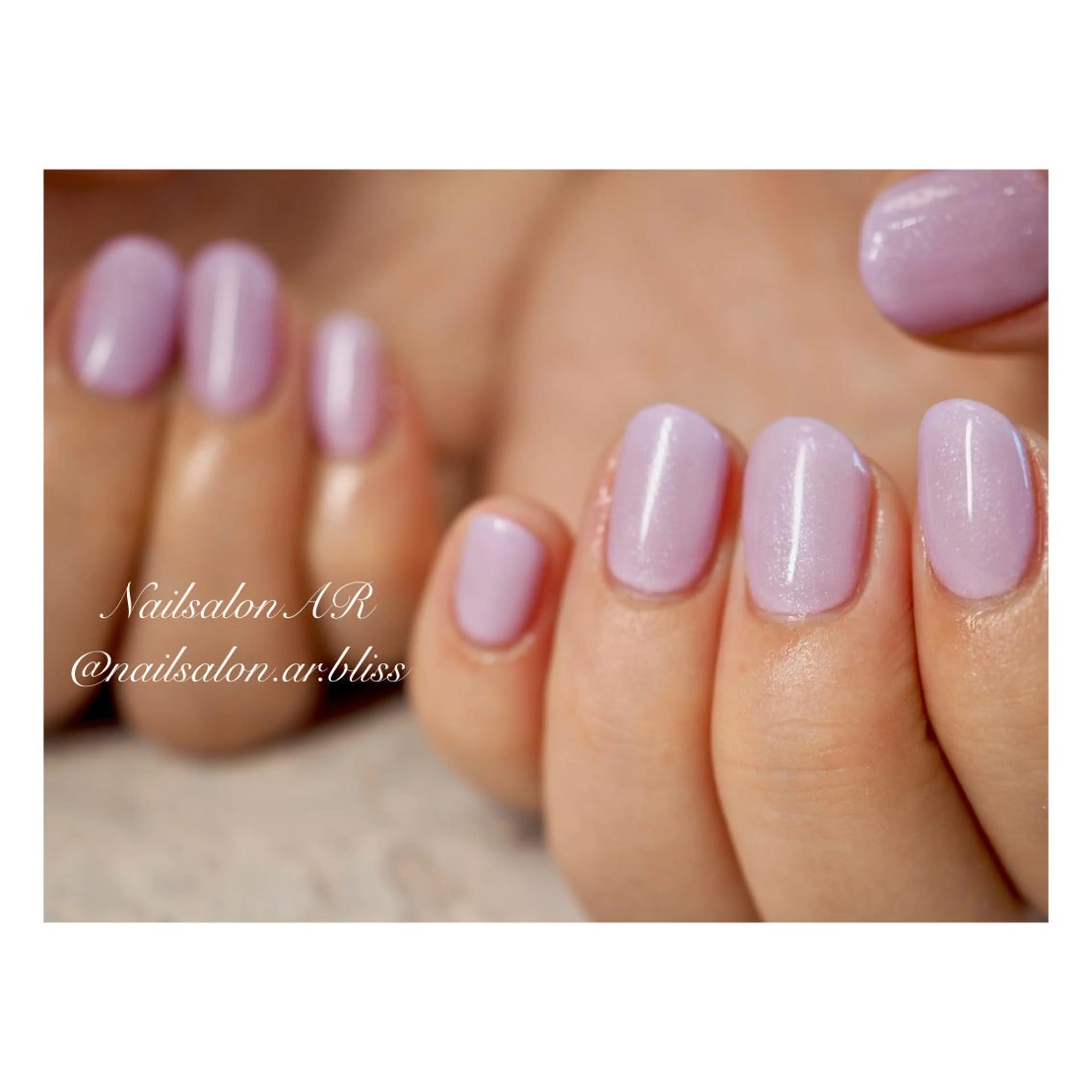 ハンドネイル→ワンカラー、グラデーション（オフなし）の写真