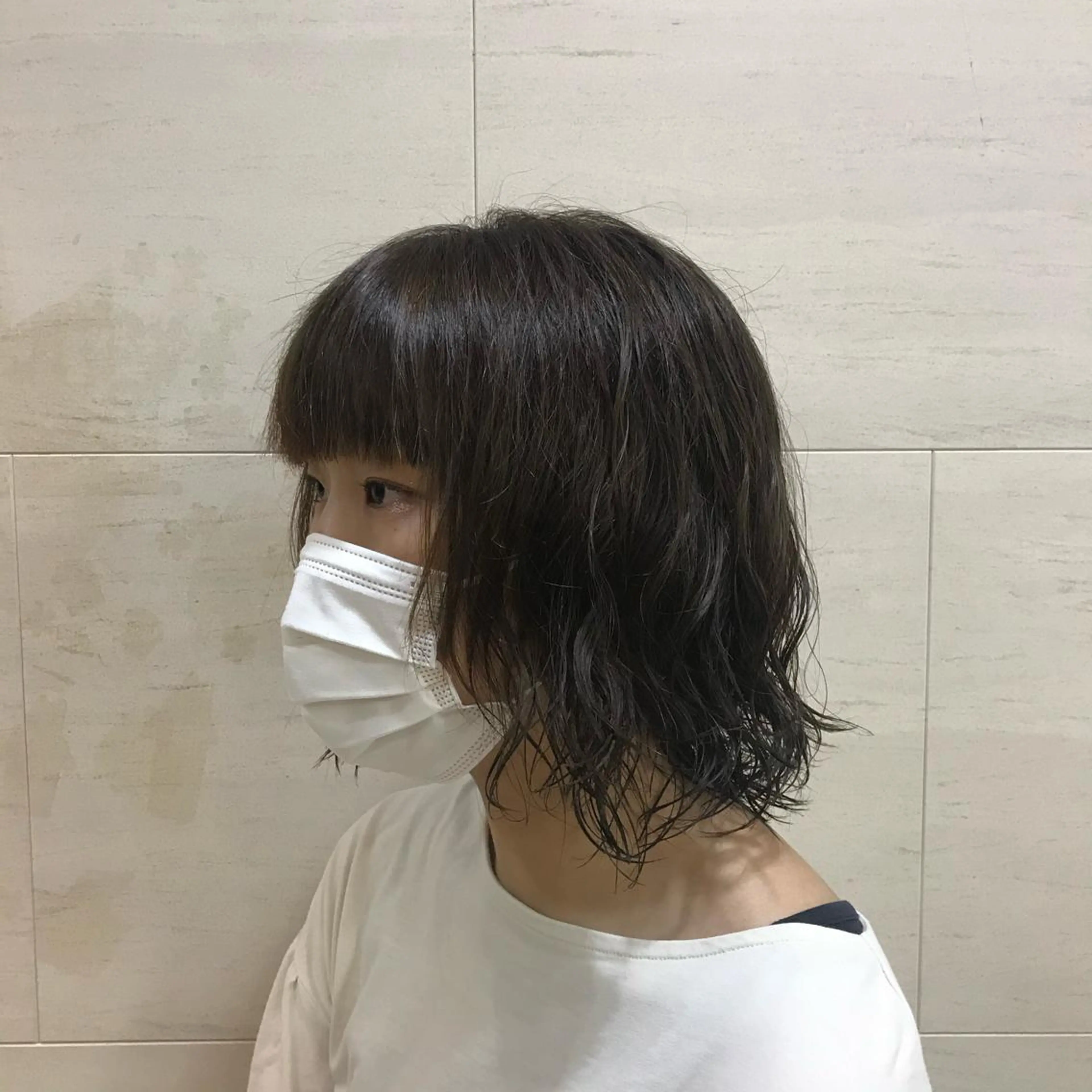 ショート カラー 透明感カラー 茅ヶ崎パーマ特化/ スパイラル/ハルキのヘアスタイル