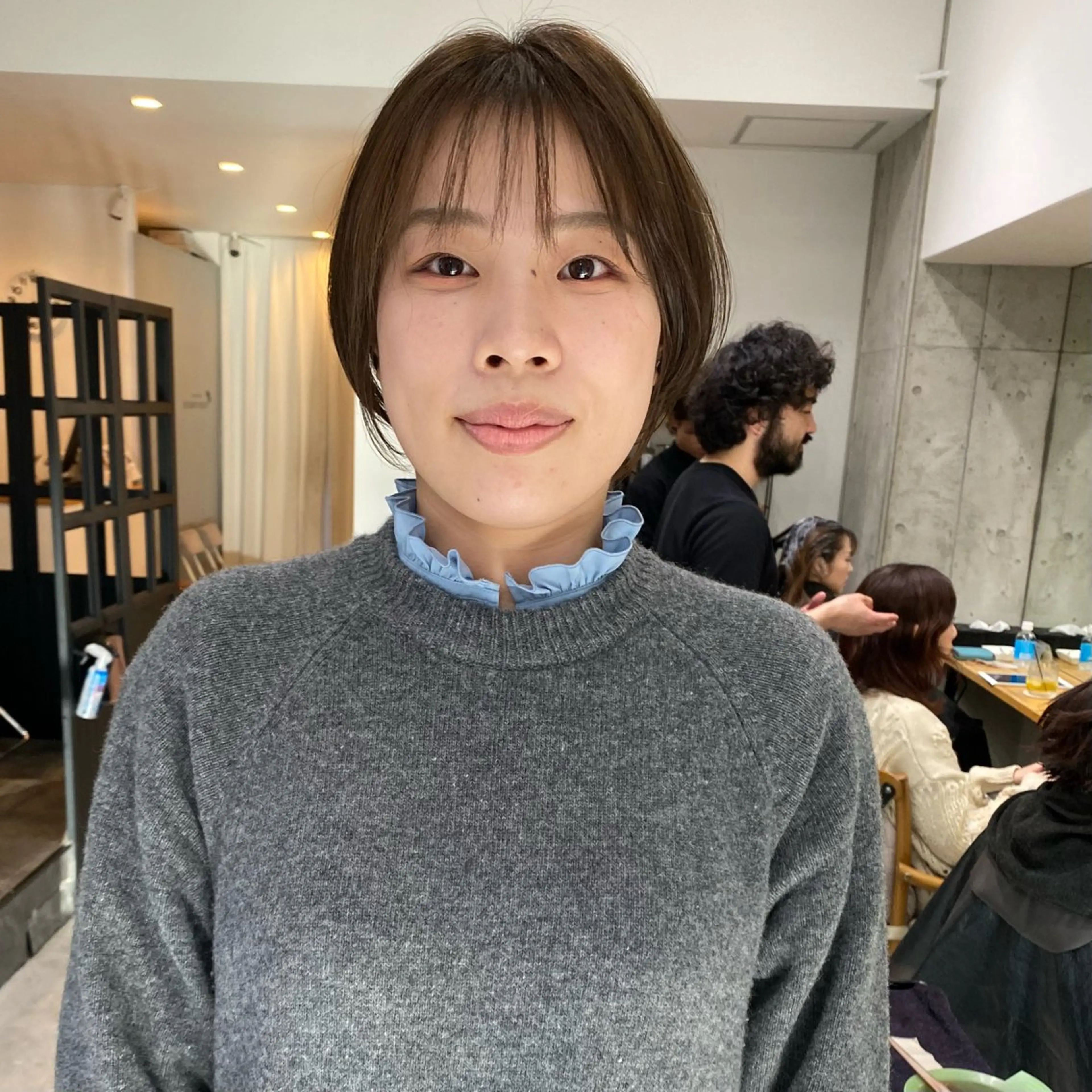 ショート ハイライト 髪質改善 レイヤーカット ショートヘア ショート職人 美容師【KENTA】のヘアスタイル