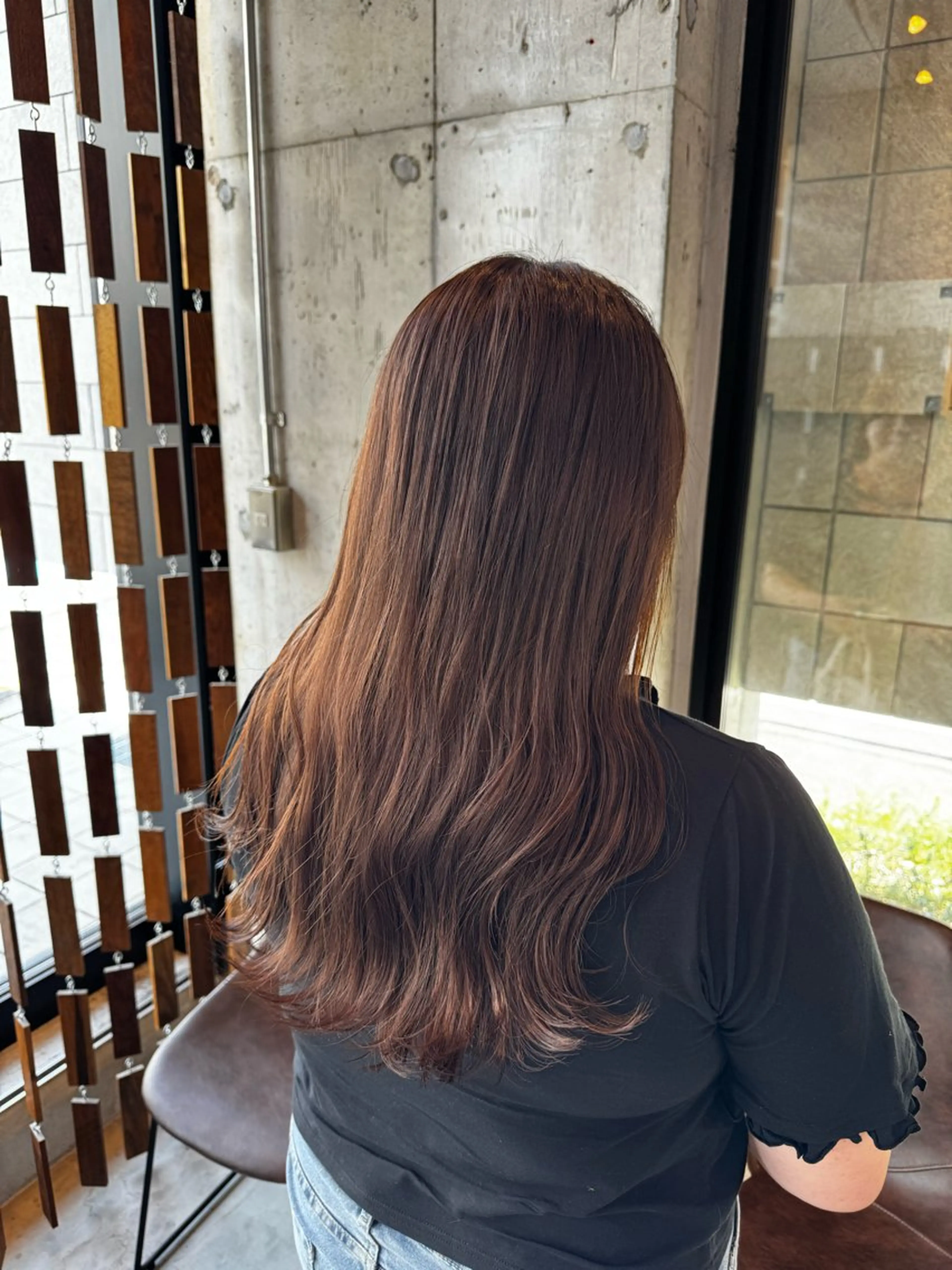 ロング カット ヘアカラー トリートメント 山本 望華のヘアスタイル