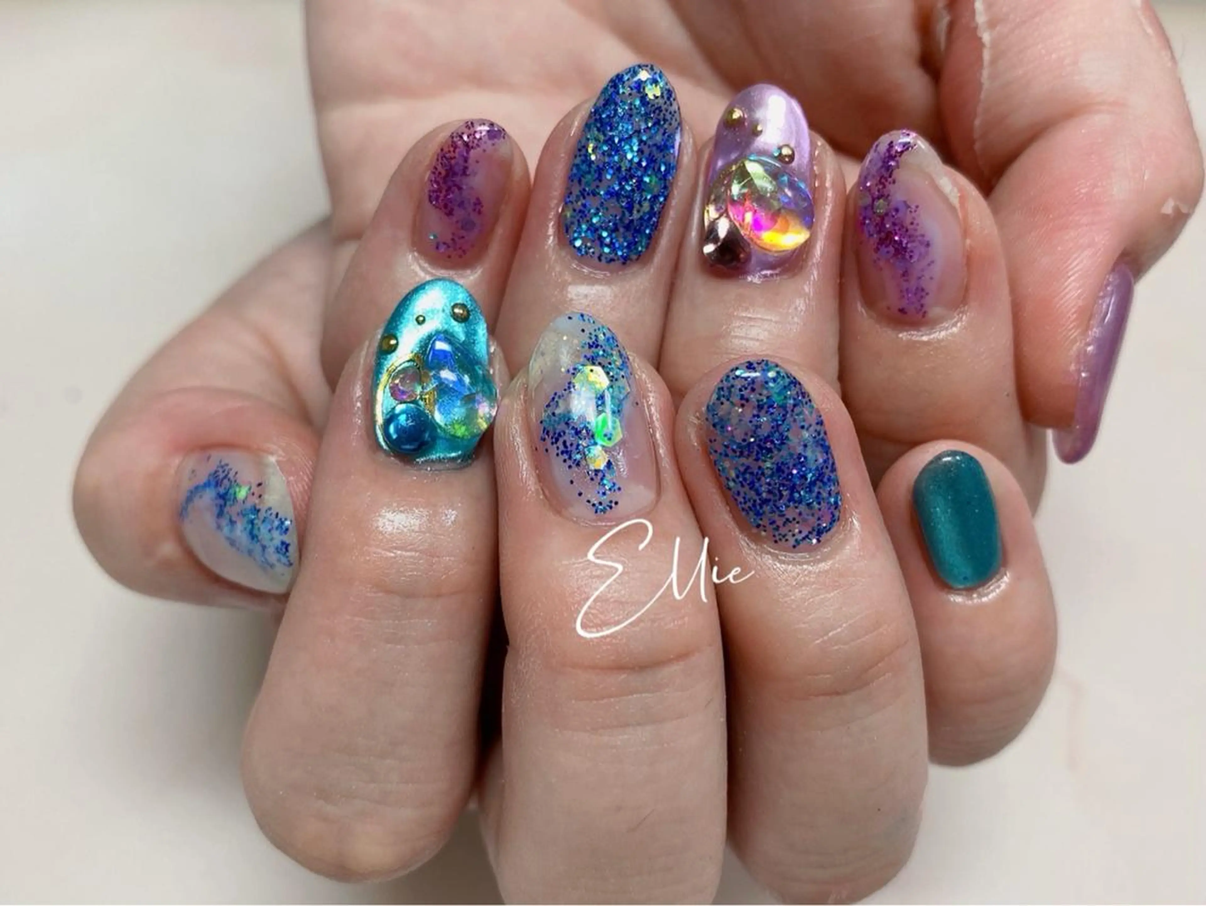 ネイル ハンドネイル ハンドケア 閨匠ビューティサロン 新橋店♡Ellieのネイルデザイン