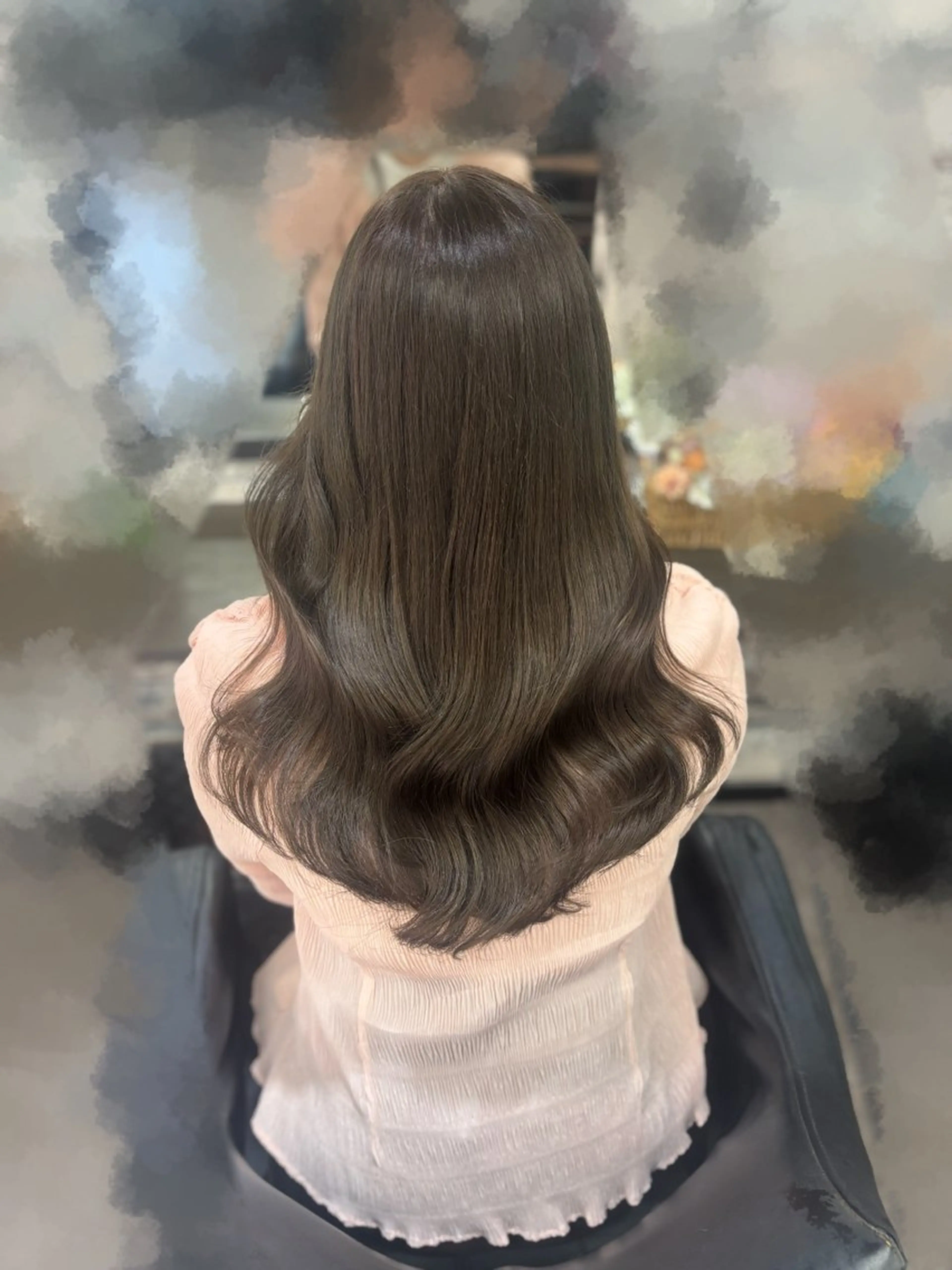 ロング カラー ヘアカラー 韓国ヘア✨エクステ/ しおりのヘアスタイル