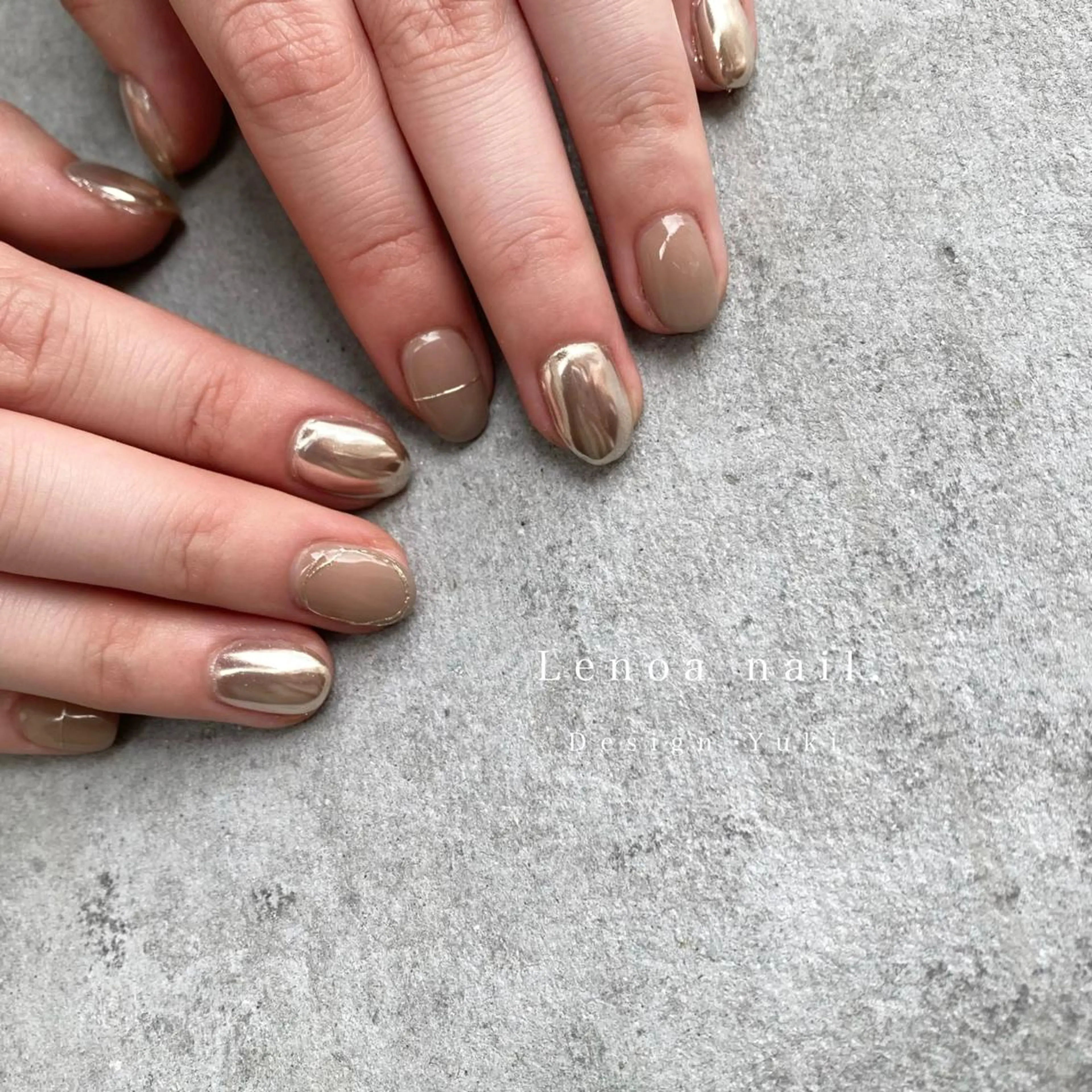 ネイル ハンドネイル Lenoa Yukiのネイルデザイン