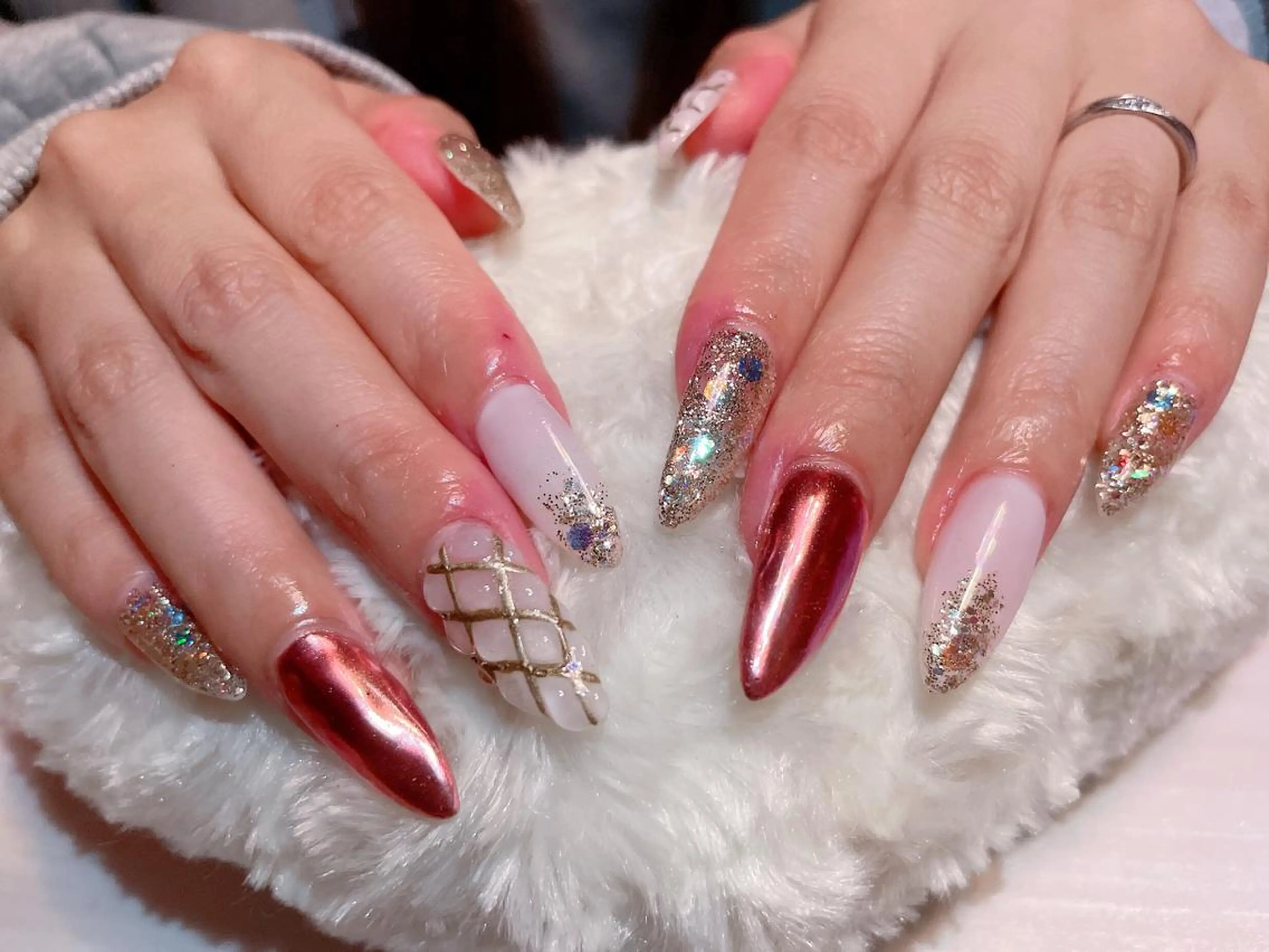 ネイル ハンドネイル Whity所属・Whity kiriのネイルデザイン