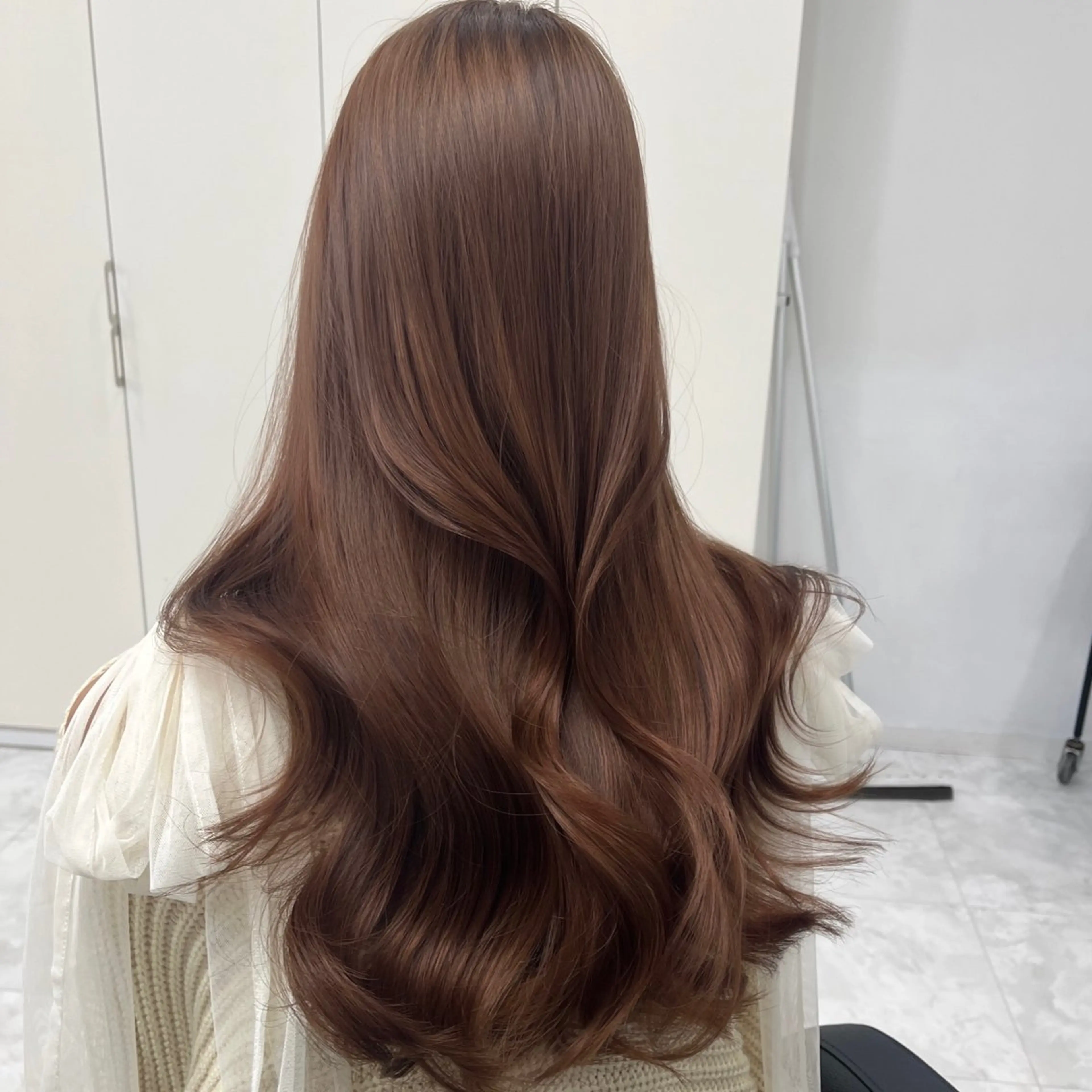 ロング カット ヘアカラー ♡くすみトレンド ♡Rikutoのヘアスタイル