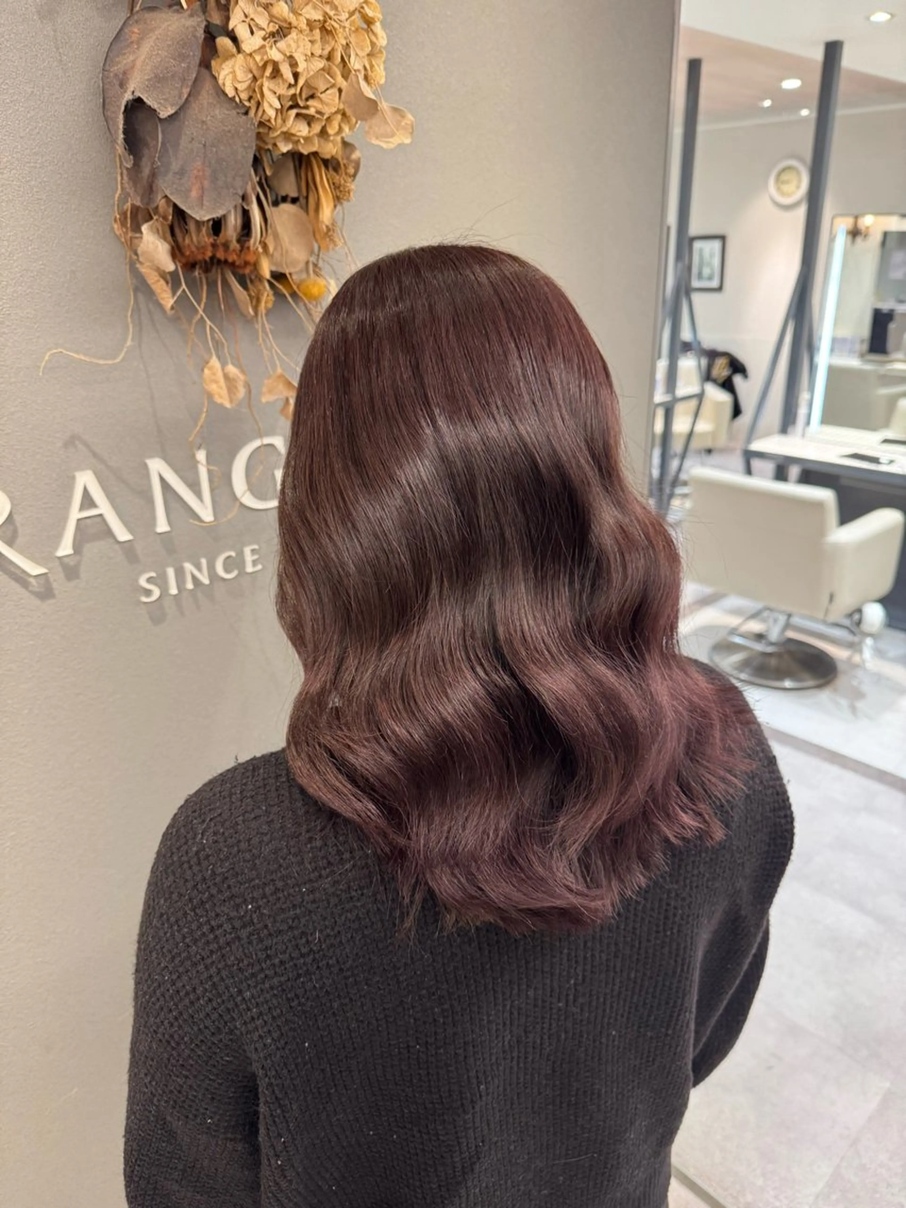 セミロング 巻ける美髪矯正/ 韓国ヘア/yutaのヘアスタイル