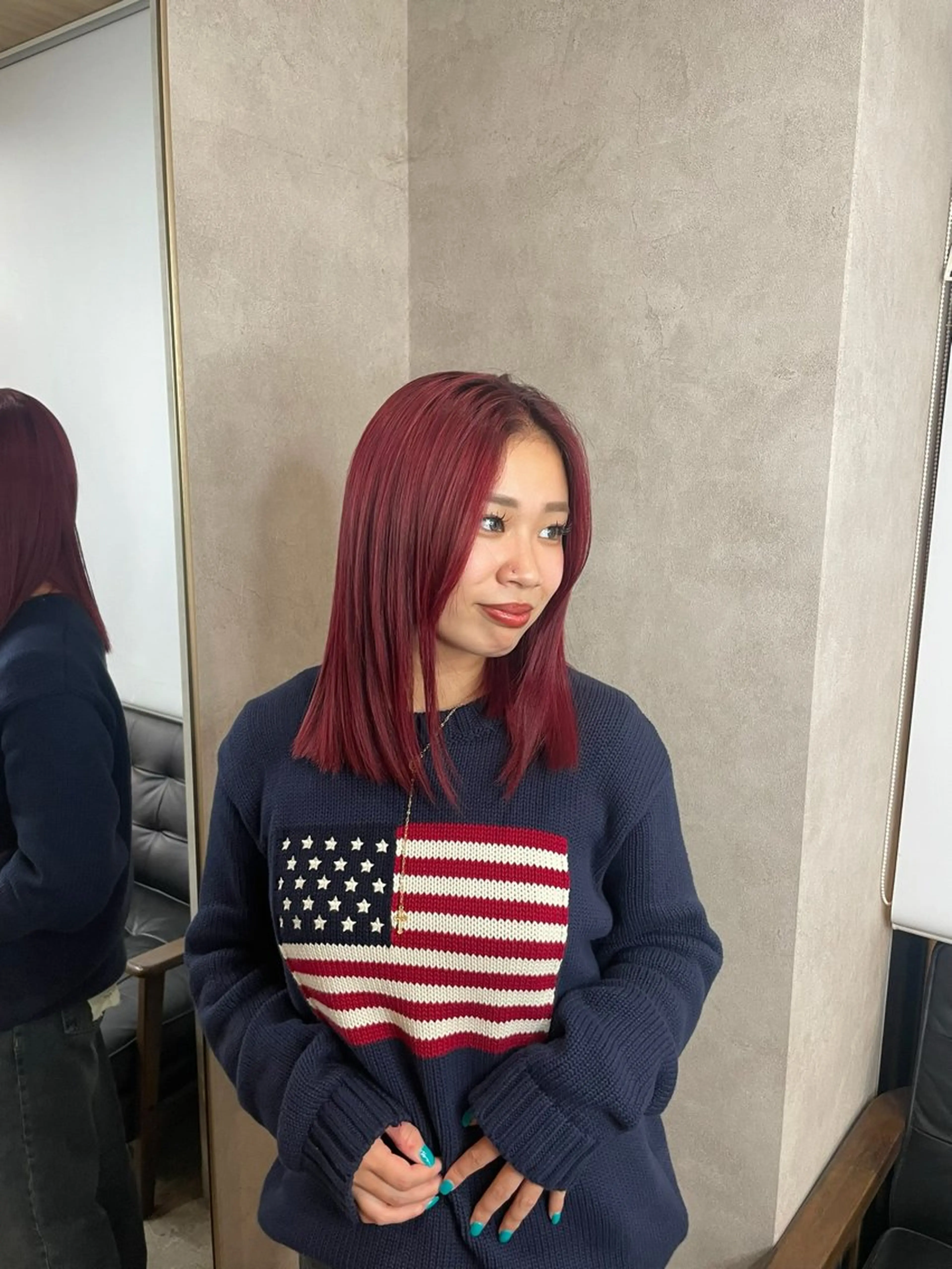 ミディアム カット ヘアカラー トリートメント RIENSリエンス / ゆき 🎀のヘアスタイル