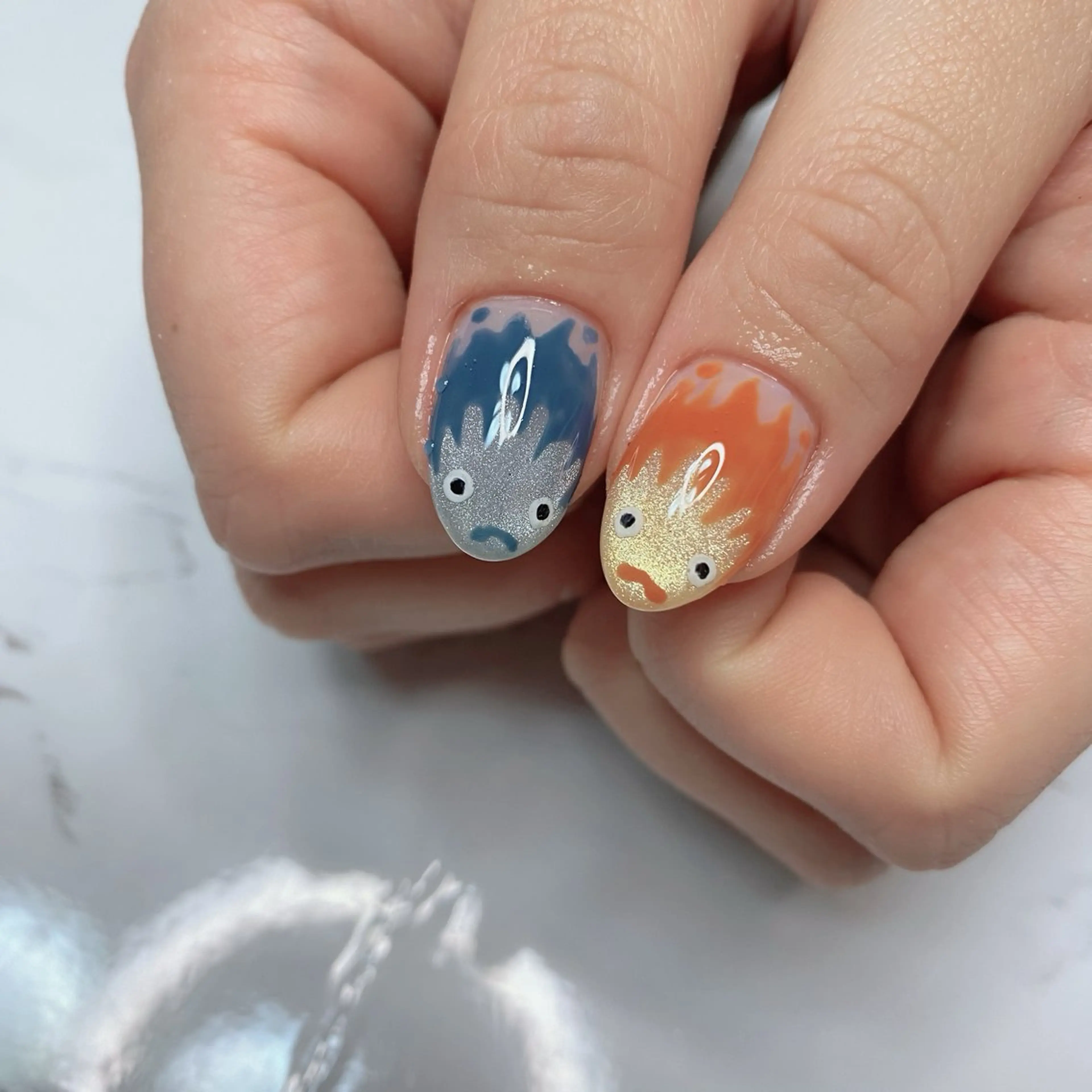 ネイル マグネットネイル 上田 風香のネイルデザイン